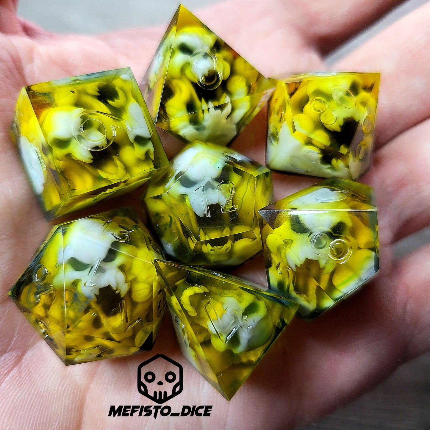 Dice set for role playing for Dungeons and Dragons