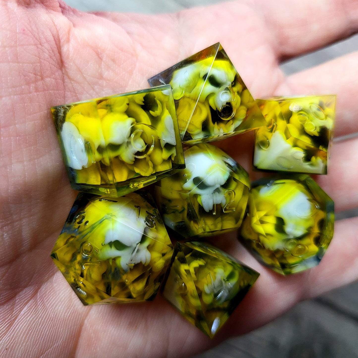 Dice set for role playing for Dungeons and Dragons