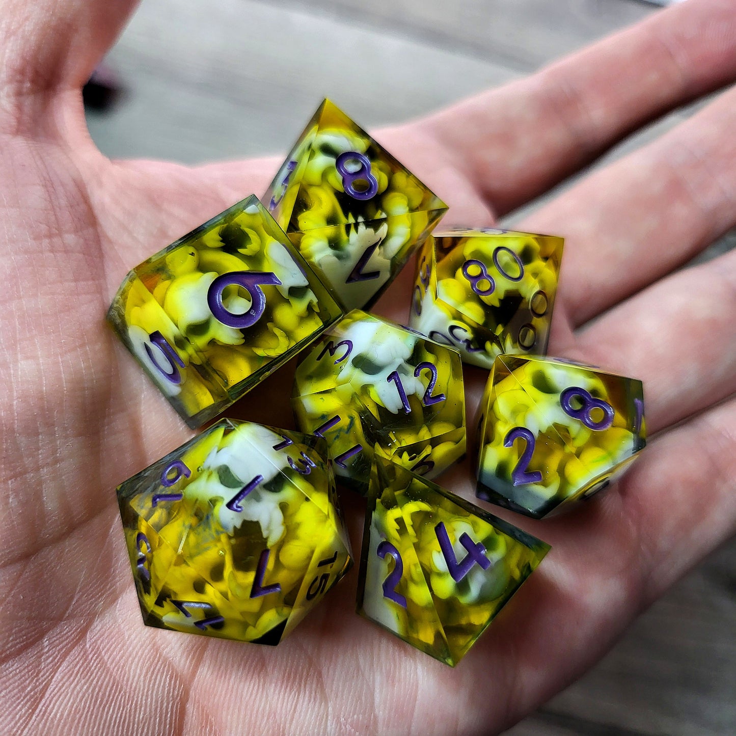 Dice set for role playing for Dungeons and Dragons