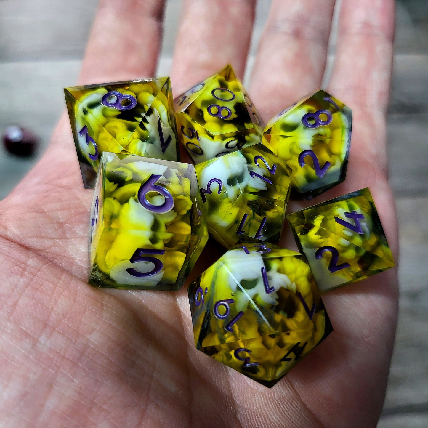 Dice set for role playing for Dungeons and Dragons