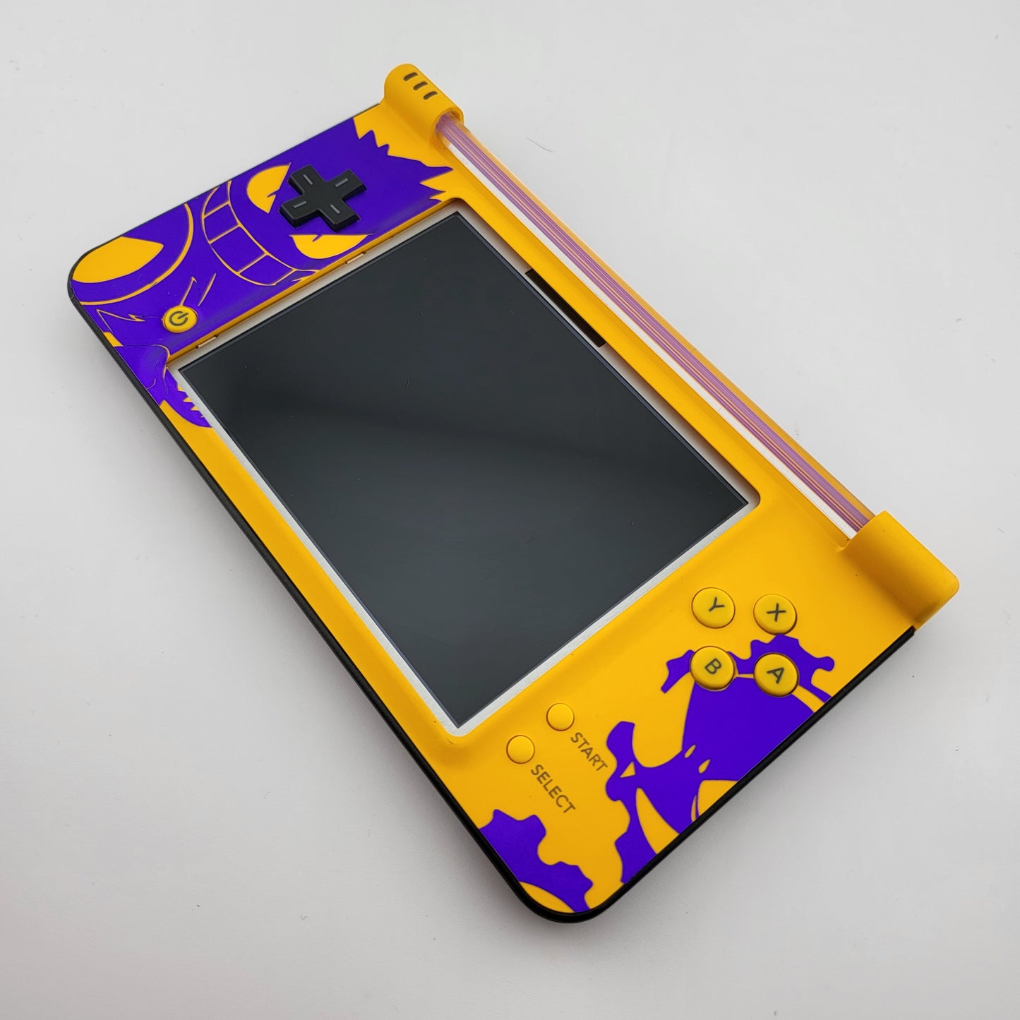 Custom Nintendo gameboy macro XL console in gengar style