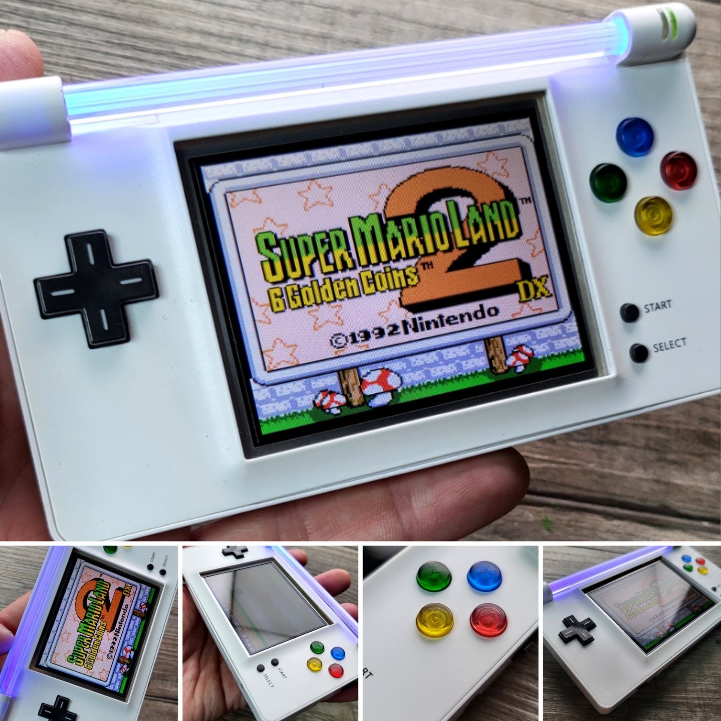 Custom Nintendo gameboy macro console in snes style