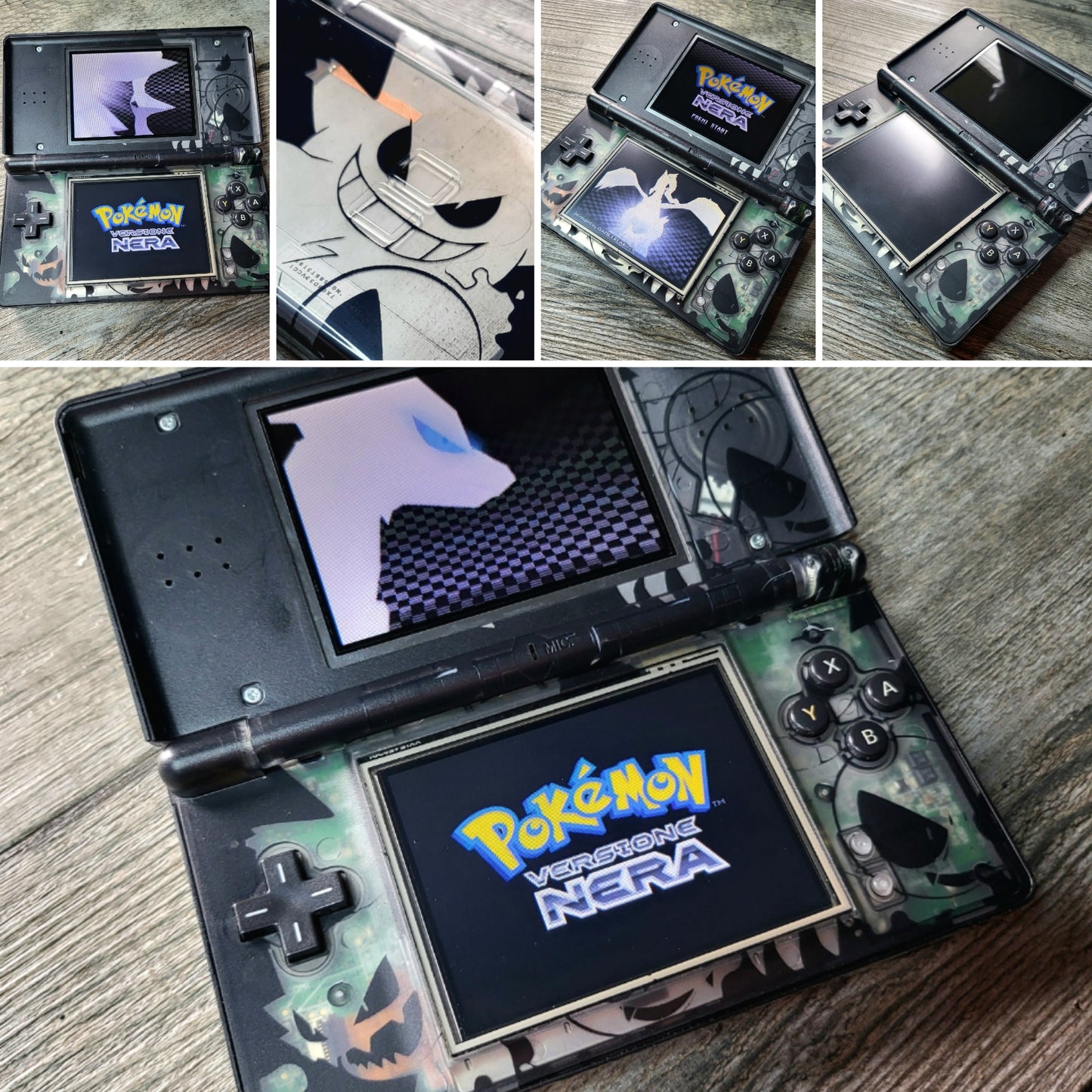 Custom Nintendo DS Lite console in gengar style
