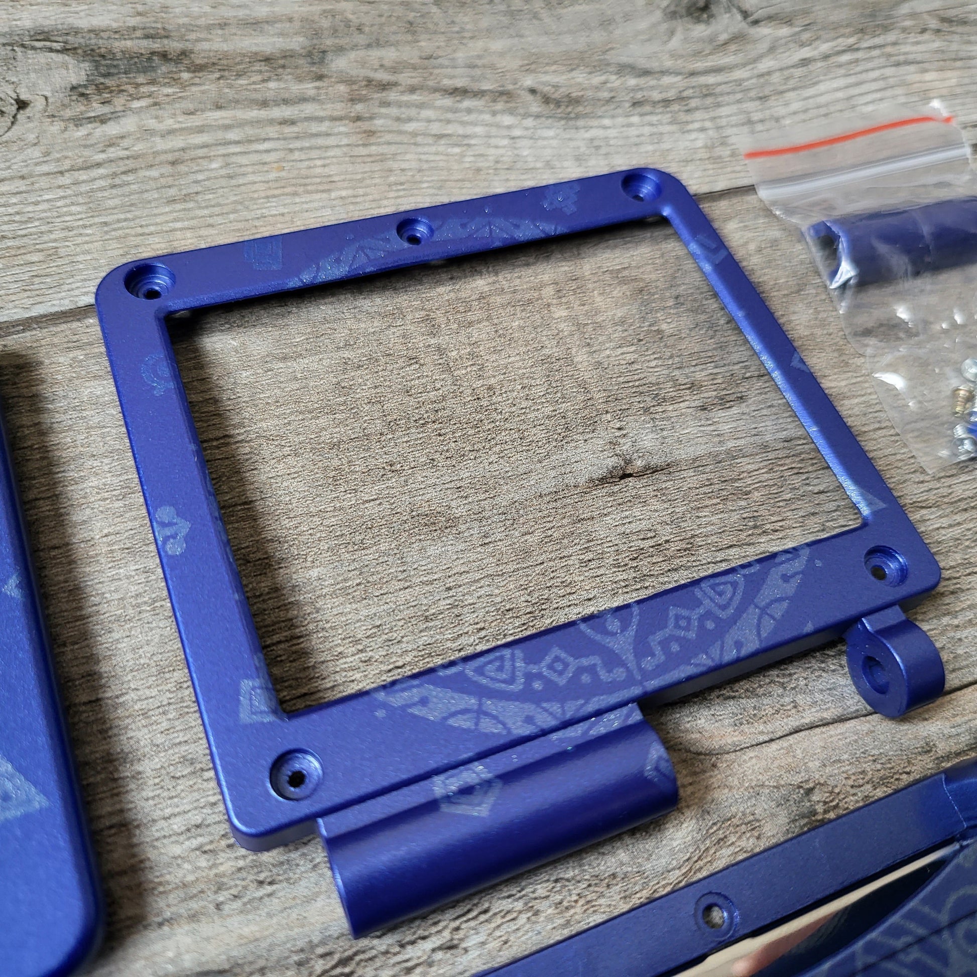 Custom shell cover for Nintendo with Zelda theme laser engravings