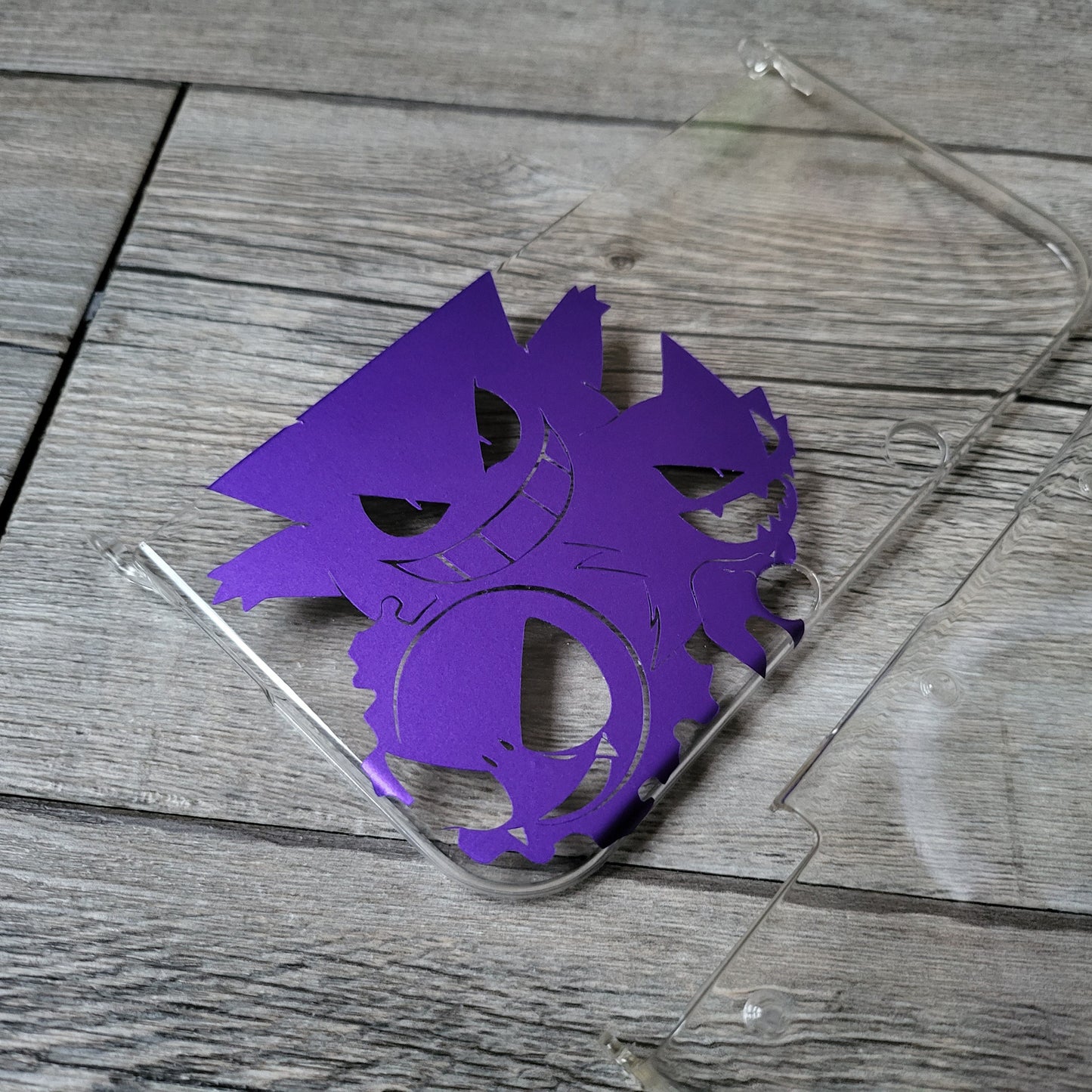 Custom shell cover for Nintendo with gengar themed
