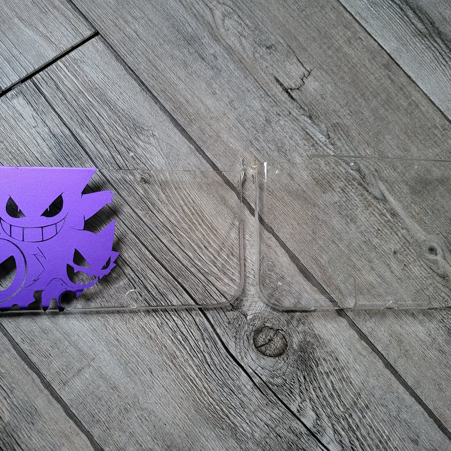 Custom shell cover for Nintendo with gengar themed