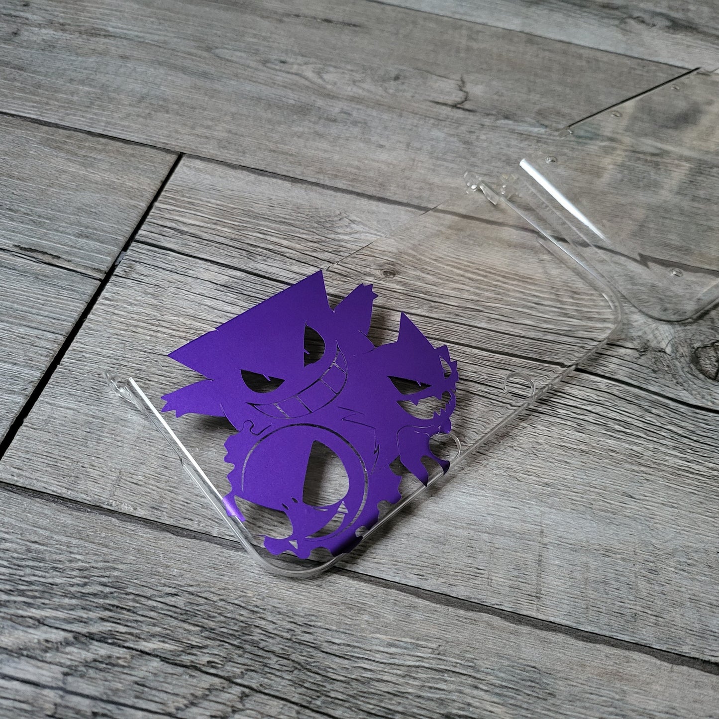 Custom shell cover for Nintendo with gengar themed