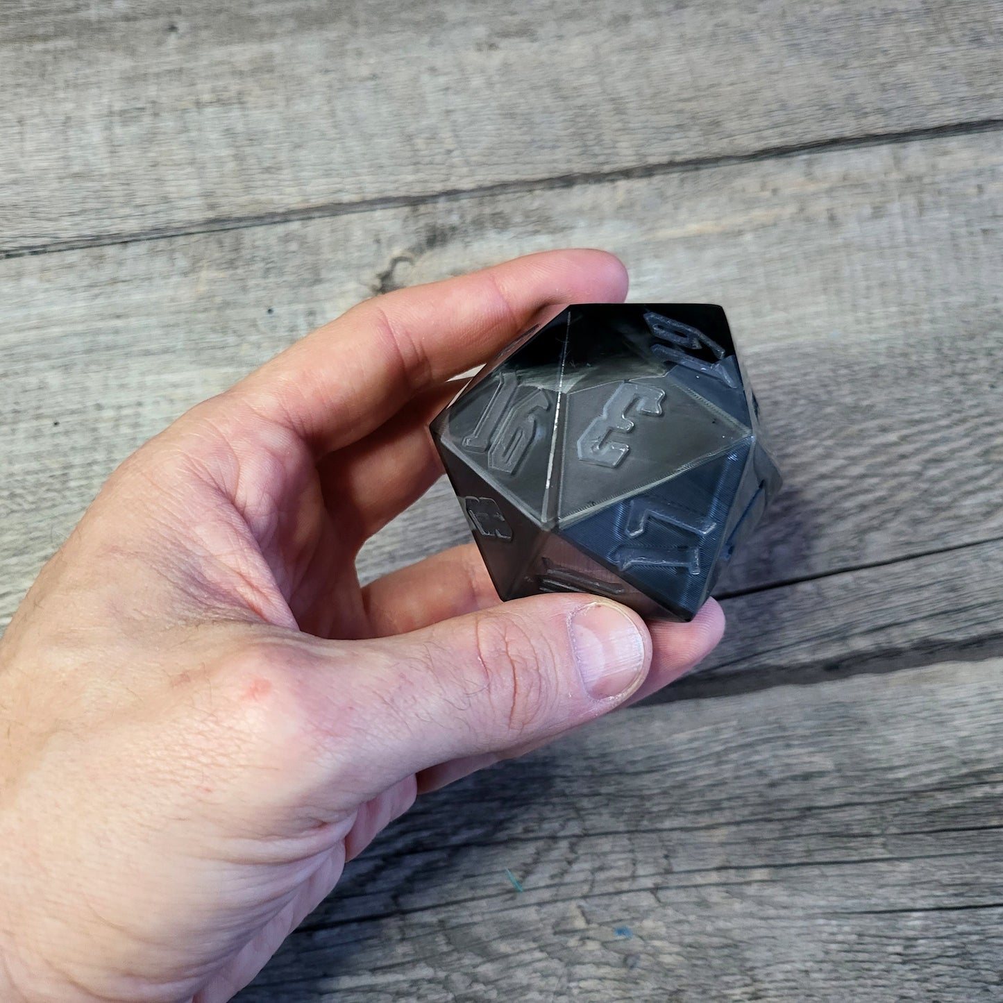 D20 Dice in 66mm jumbo size with skull inside for role playing games for Dungeons and Dragons