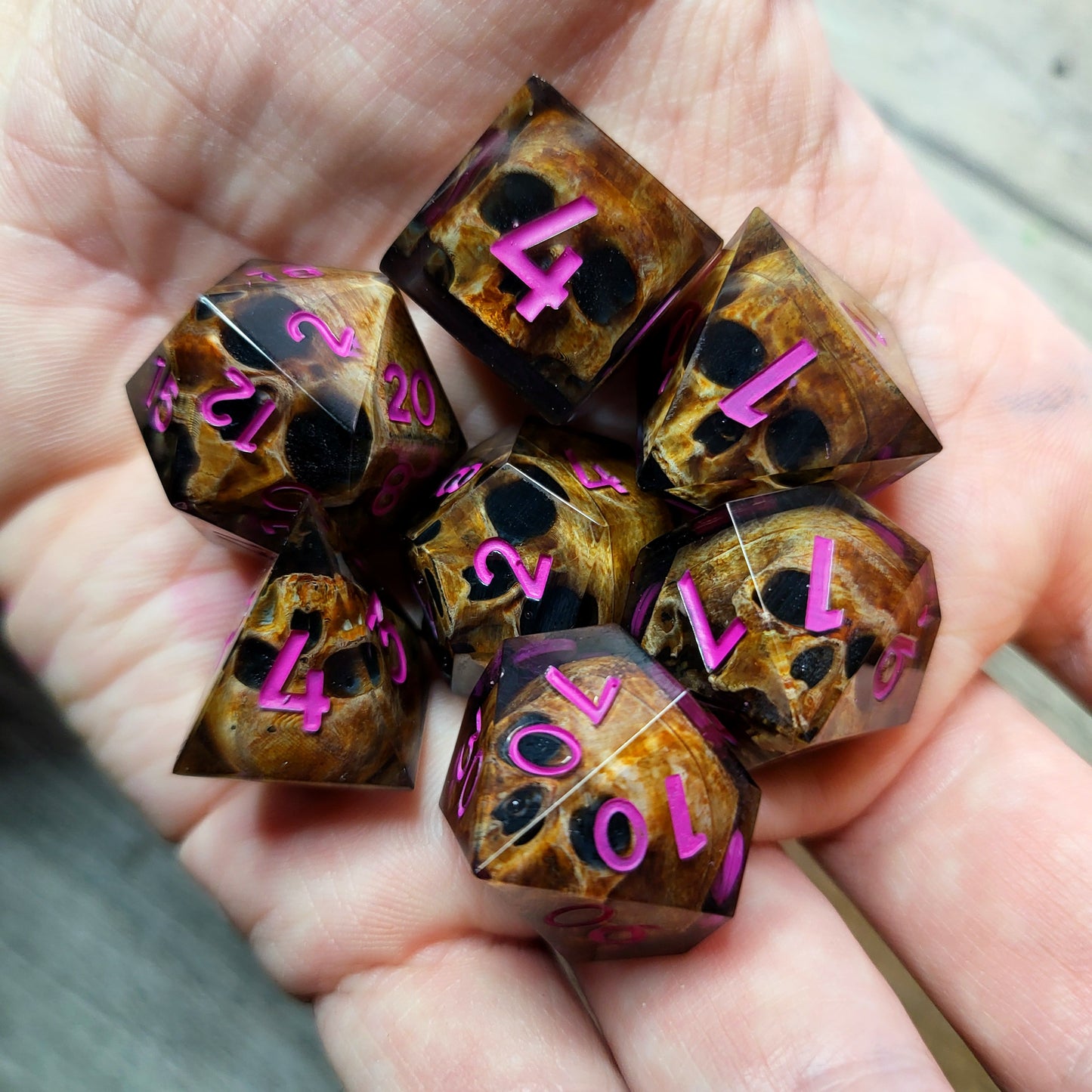 Dice set for role playing for Dungeons and Dragons