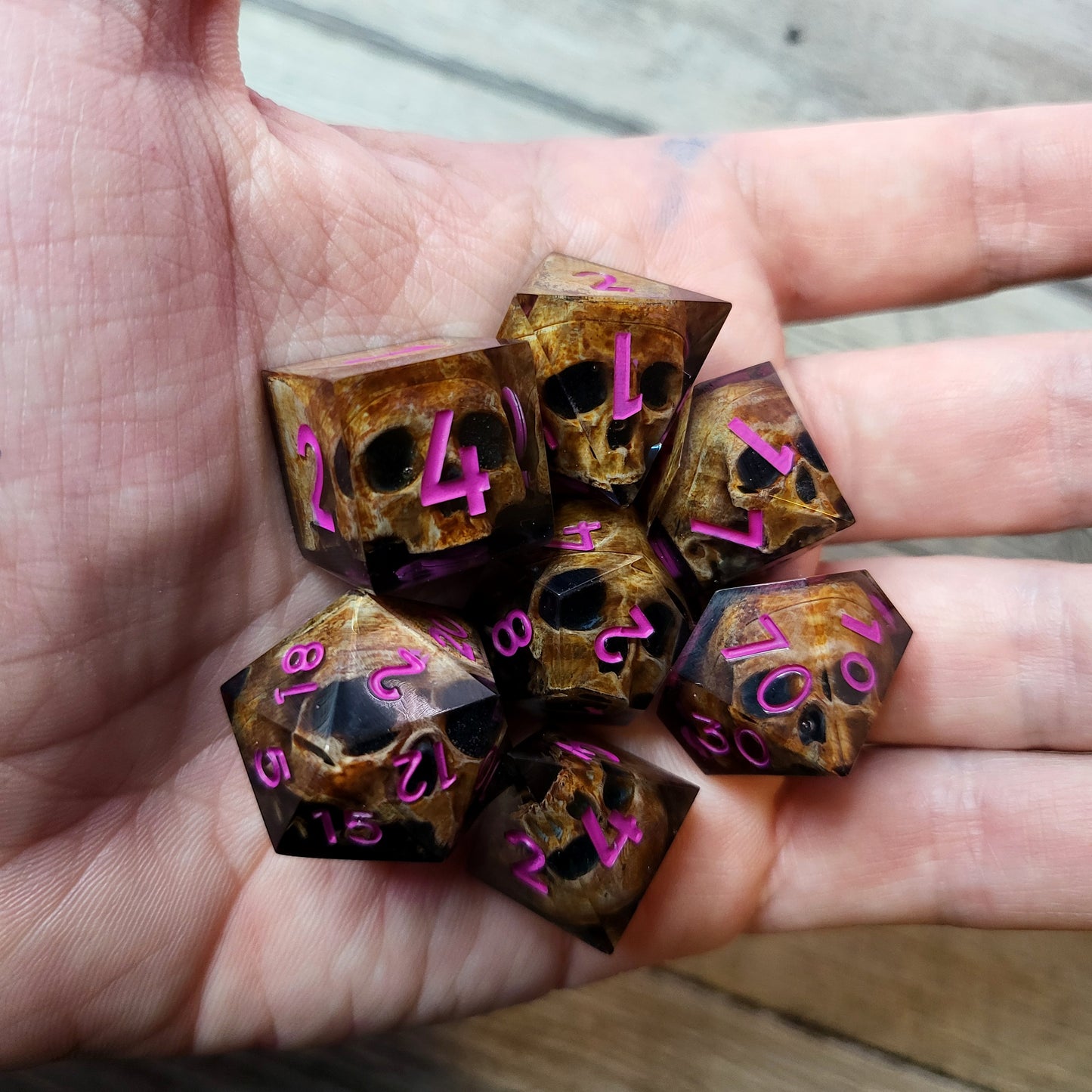Dice set for role playing for Dungeons and Dragons