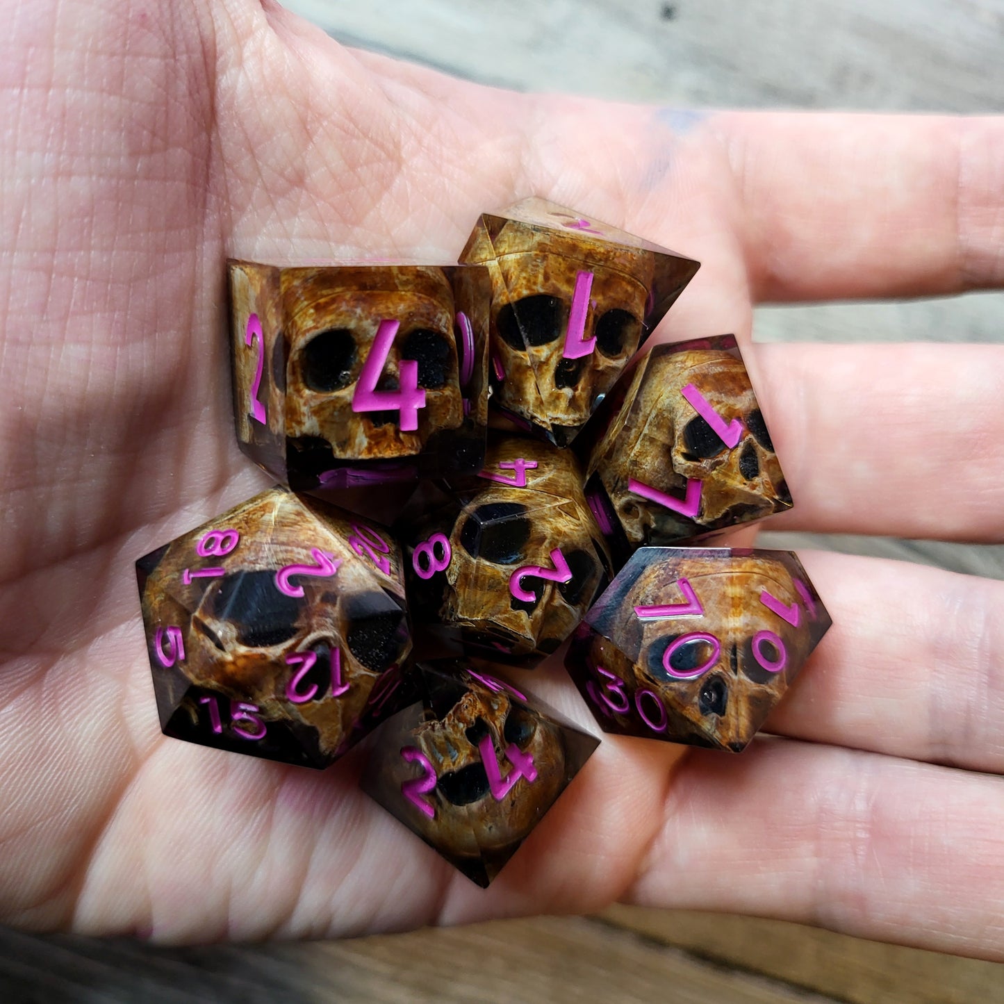 Dice set for role playing for Dungeons and Dragons