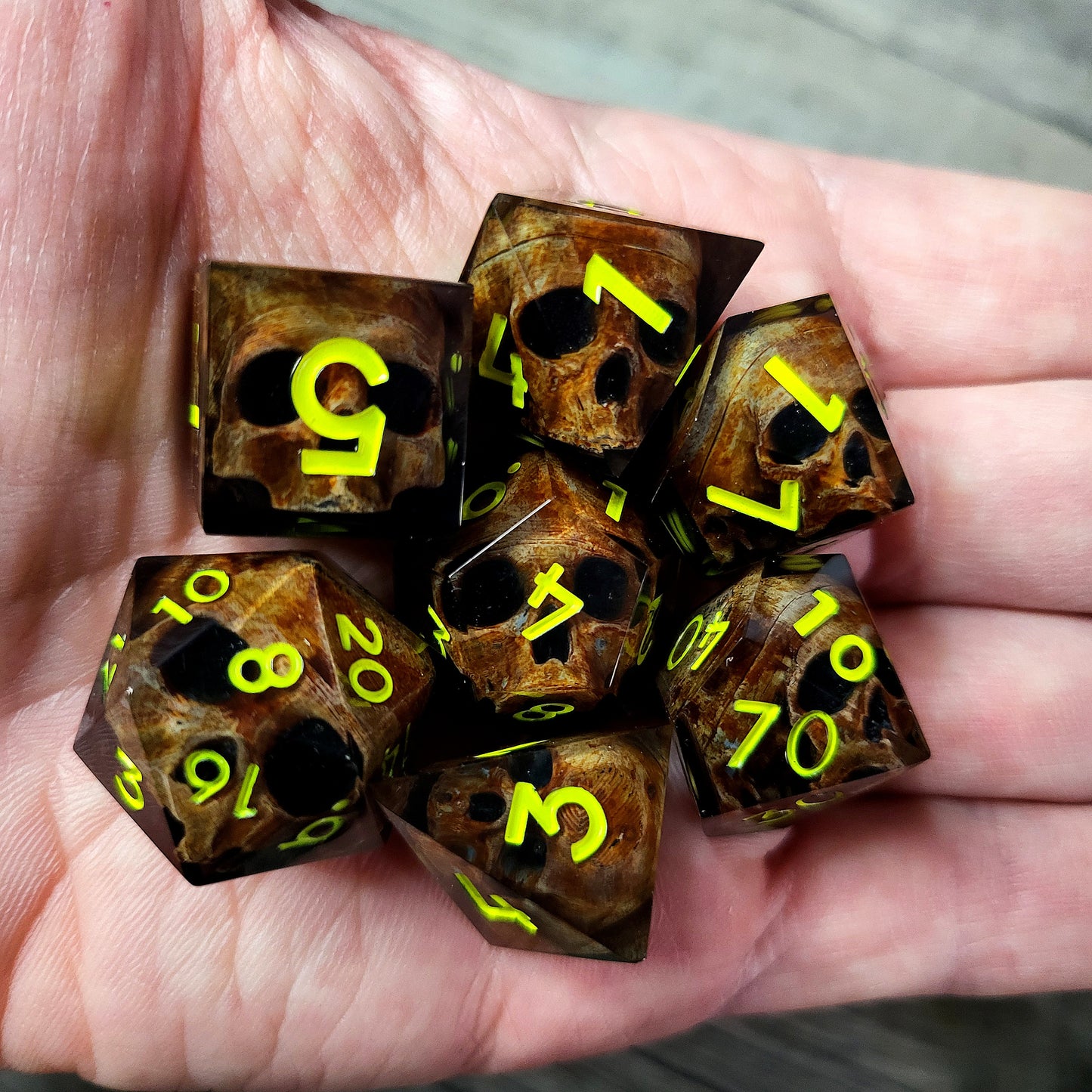 Dice set for role playing for Dungeons and Dragons