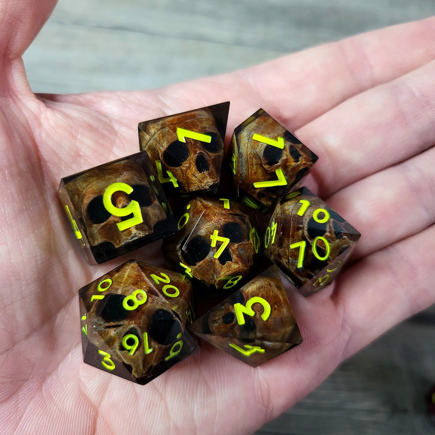 Dice set for role playing for Dungeons and Dragons