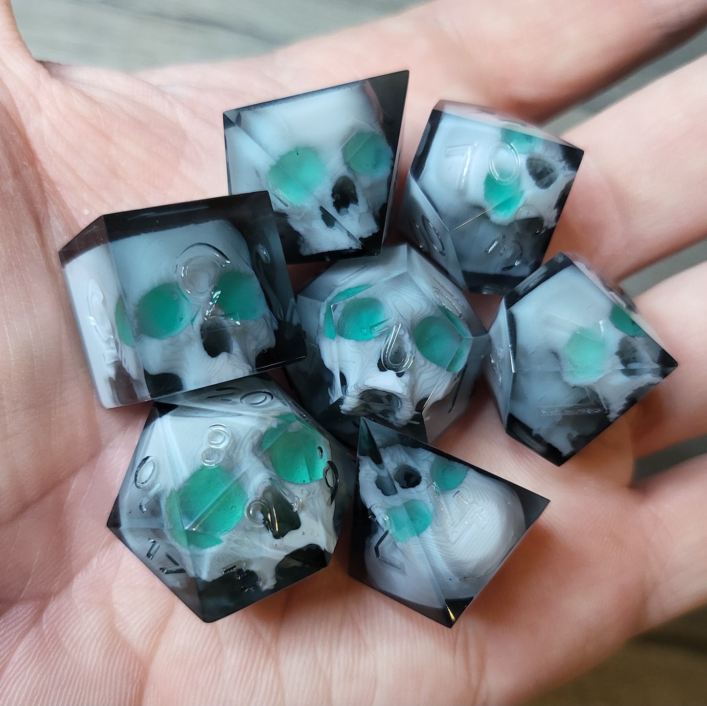 Dice set for role playing for Dungeons and Dragons