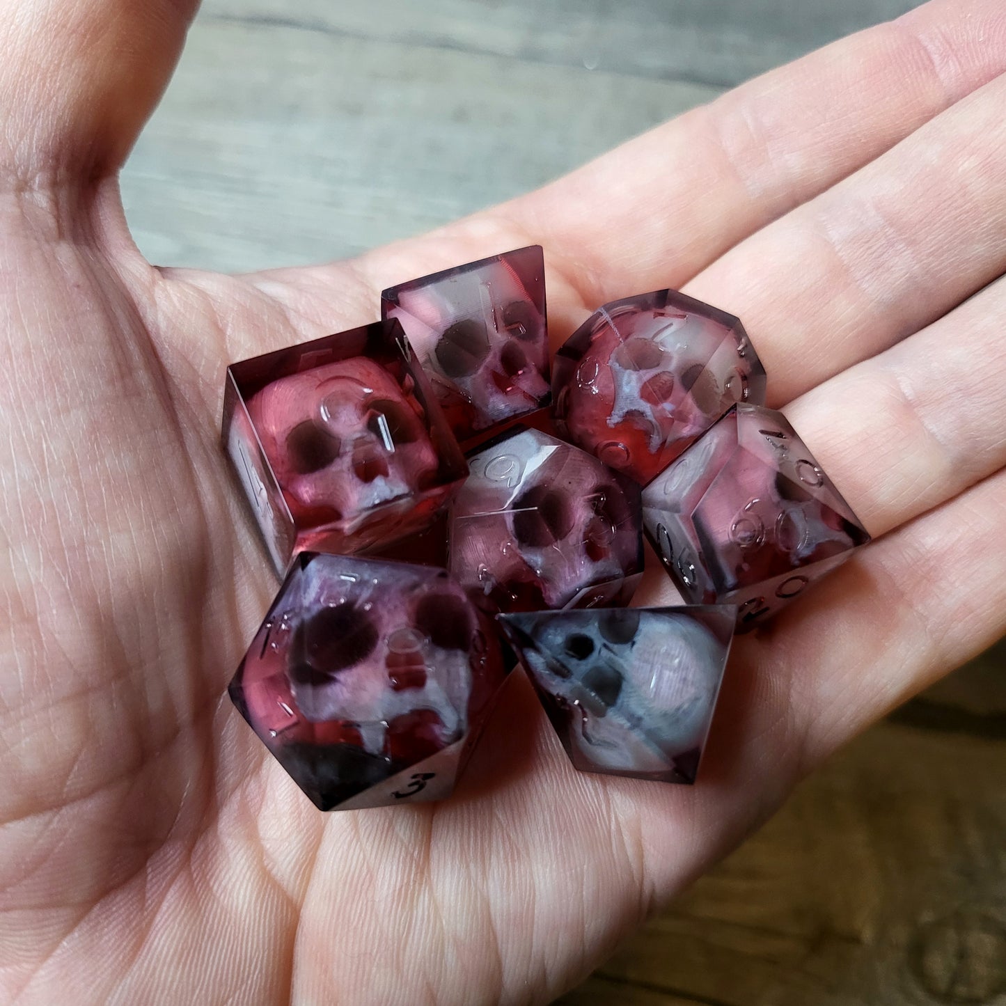 Dice set for role playing for Dungeons and Dragons