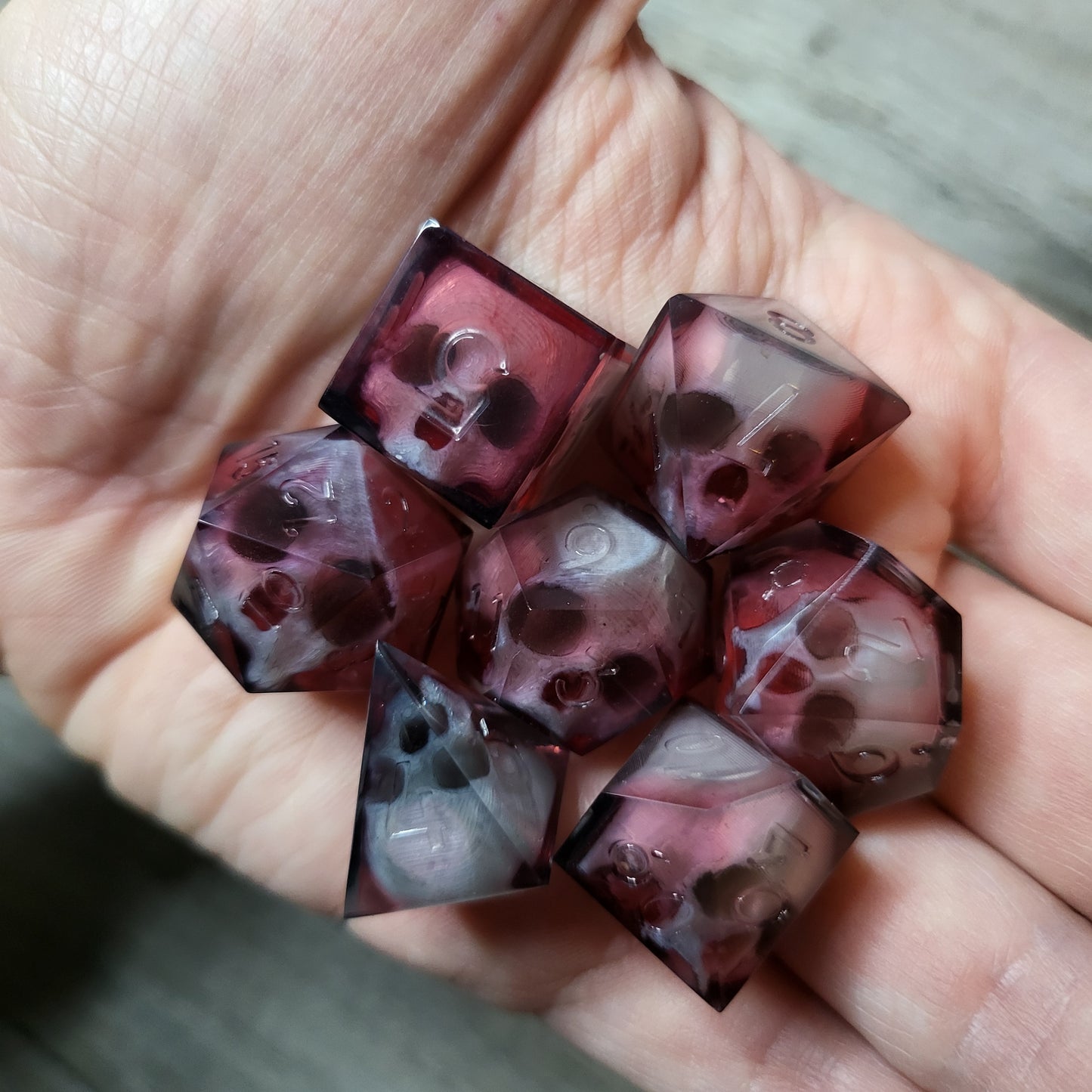 Dice set for role playing for Dungeons and Dragons