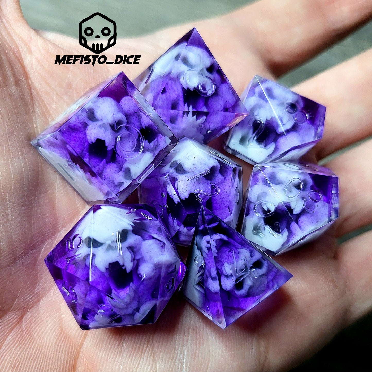 Dice set for role playing for Dungeons and Dragons