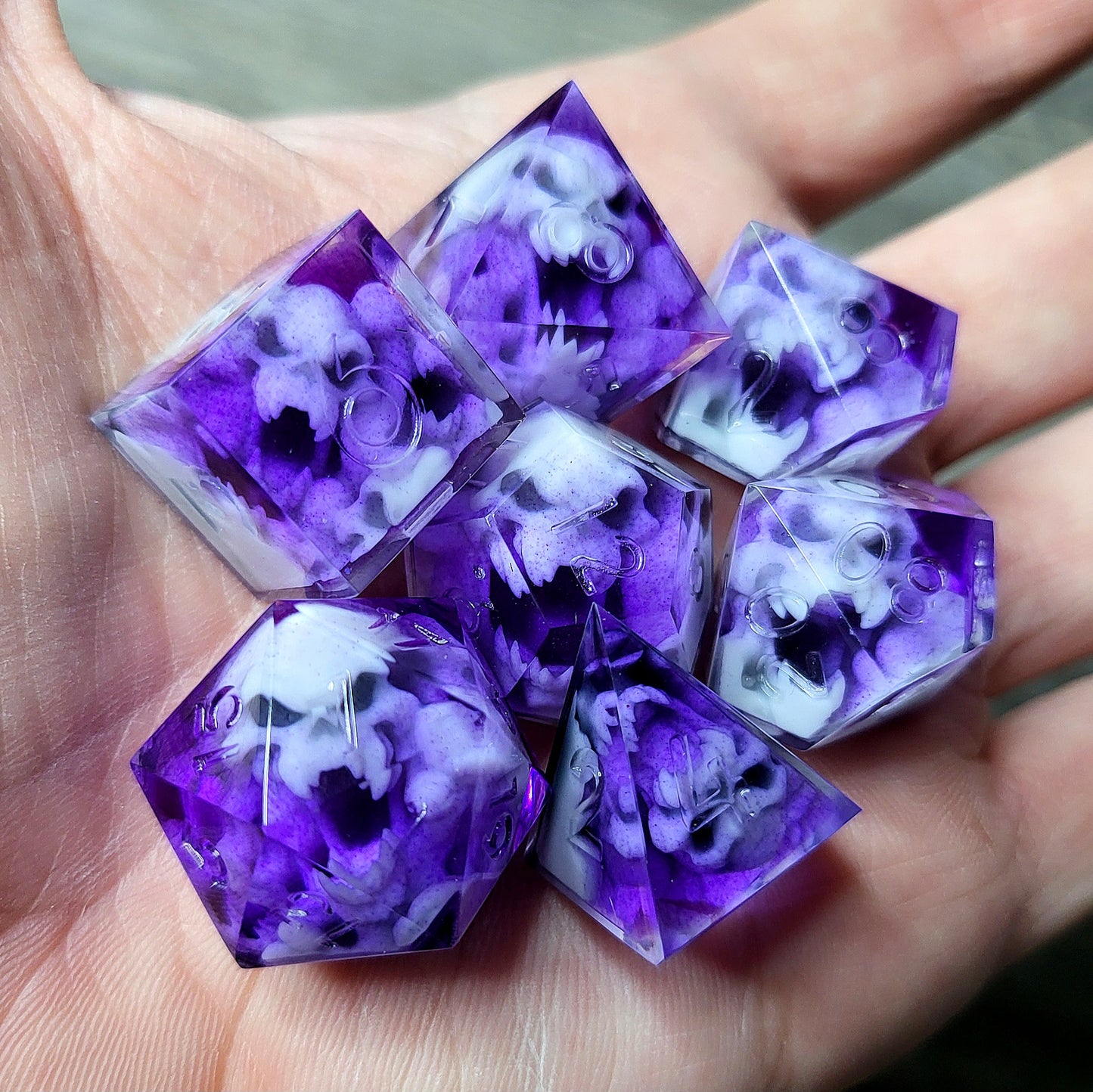 Dice set for role playing for Dungeons and Dragons