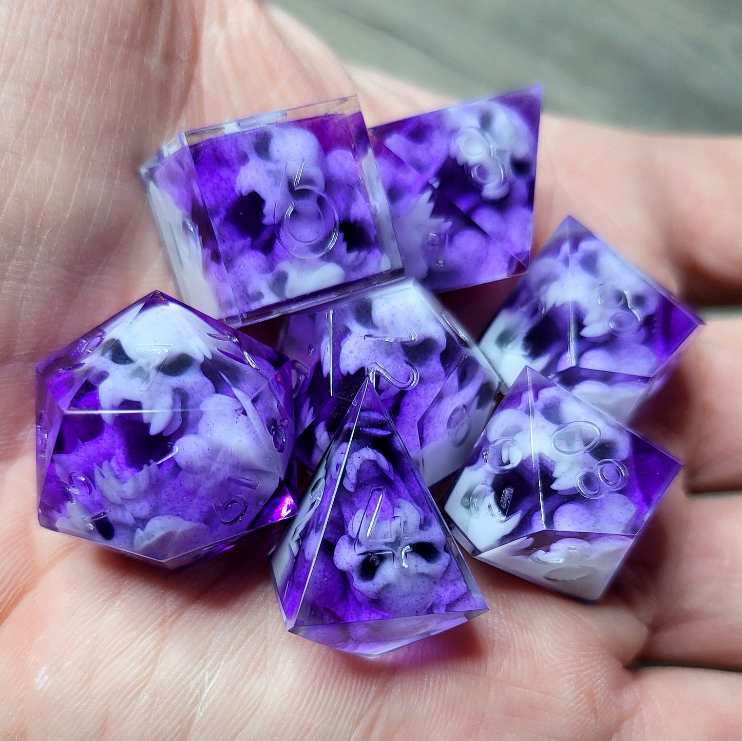 Dice set for role playing for Dungeons and Dragons