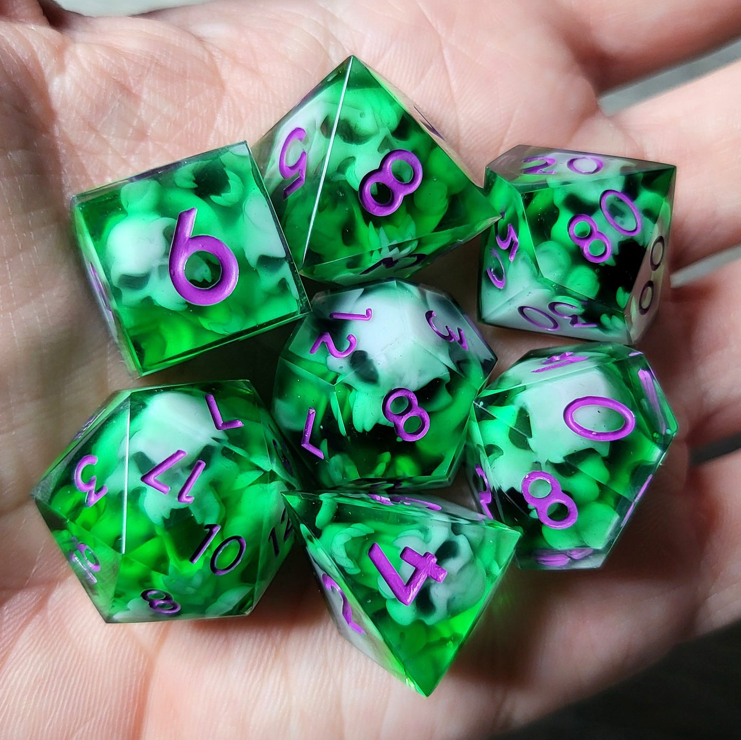 Dice set for role playing for Dungeons and Dragons