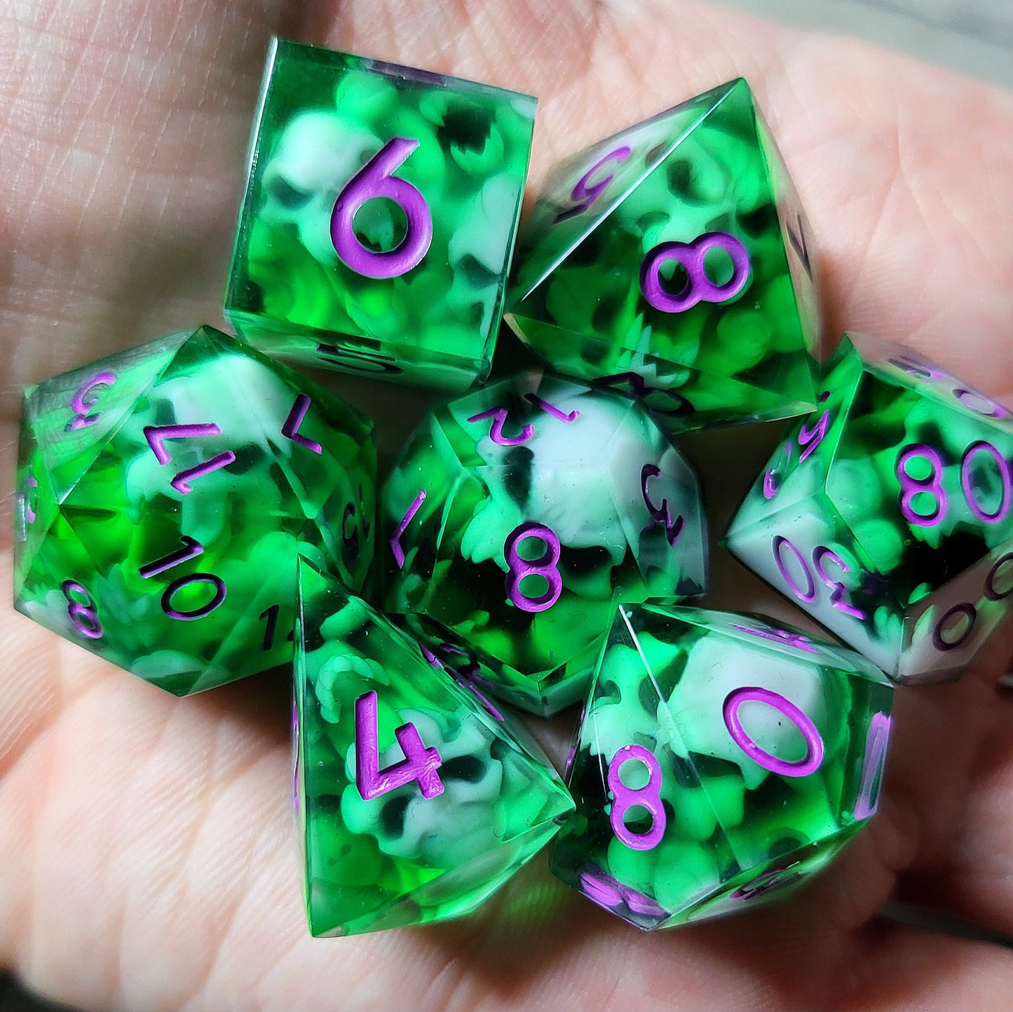 Dice set for role playing for Dungeons and Dragons