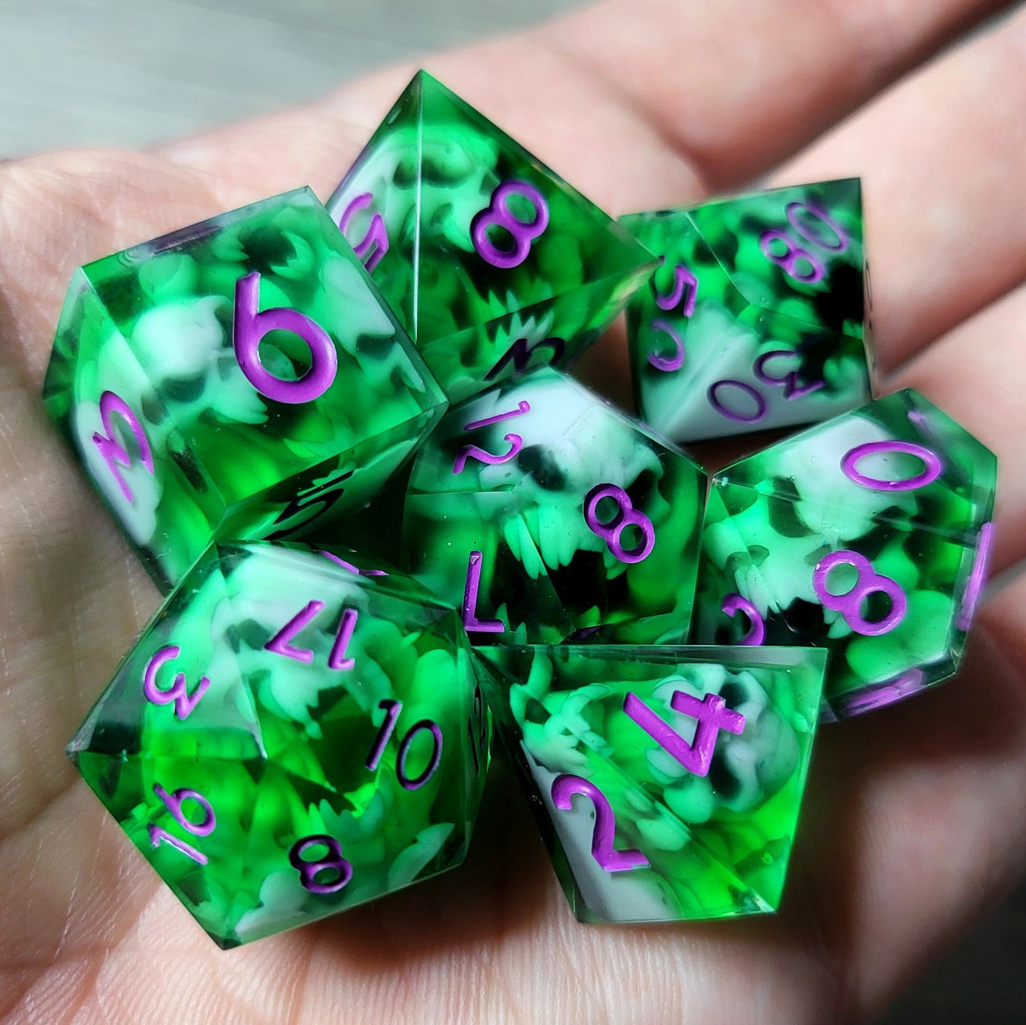 Dice set for role playing for Dungeons and Dragons