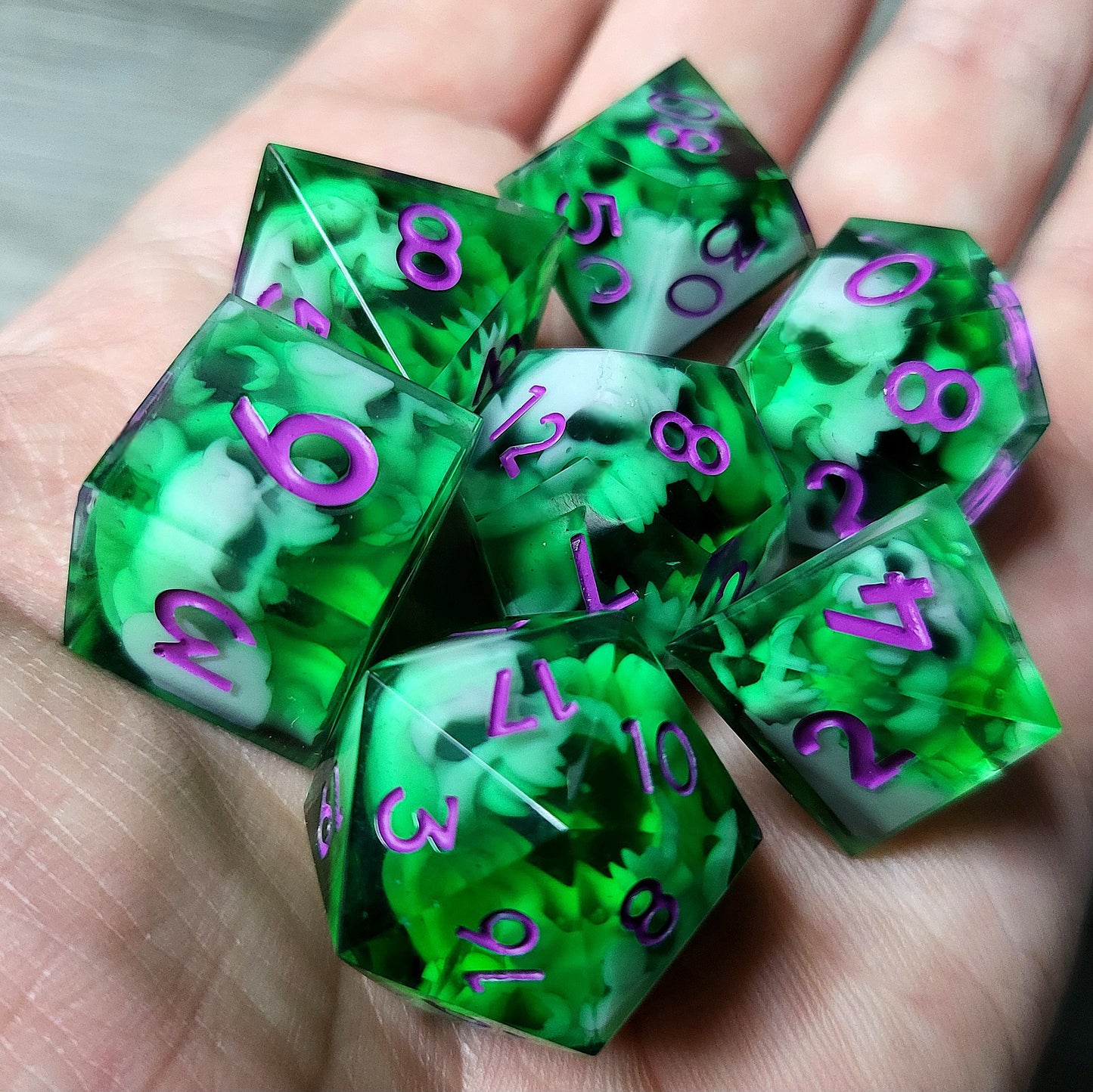 Dice set for role playing for Dungeons and Dragons