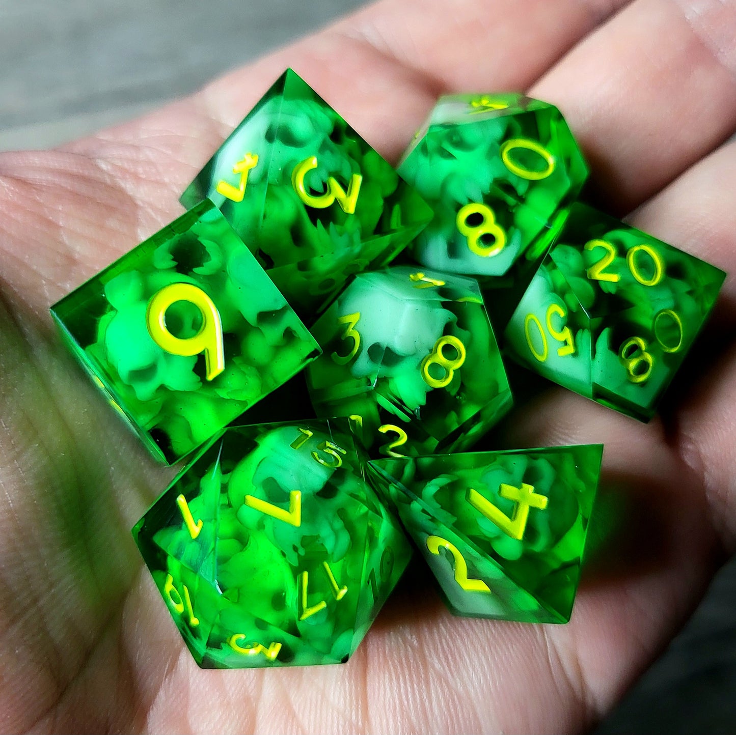 Dice set for role playing for Dungeons and Dragons