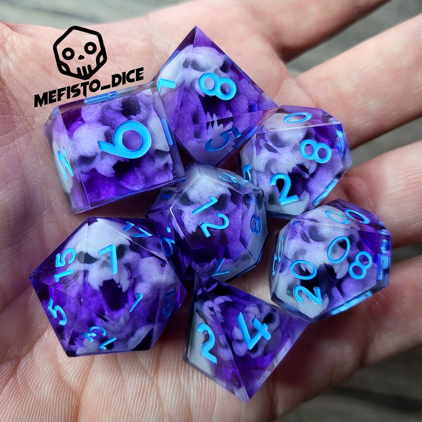 Dice set for role playing for Dungeons and Dragons