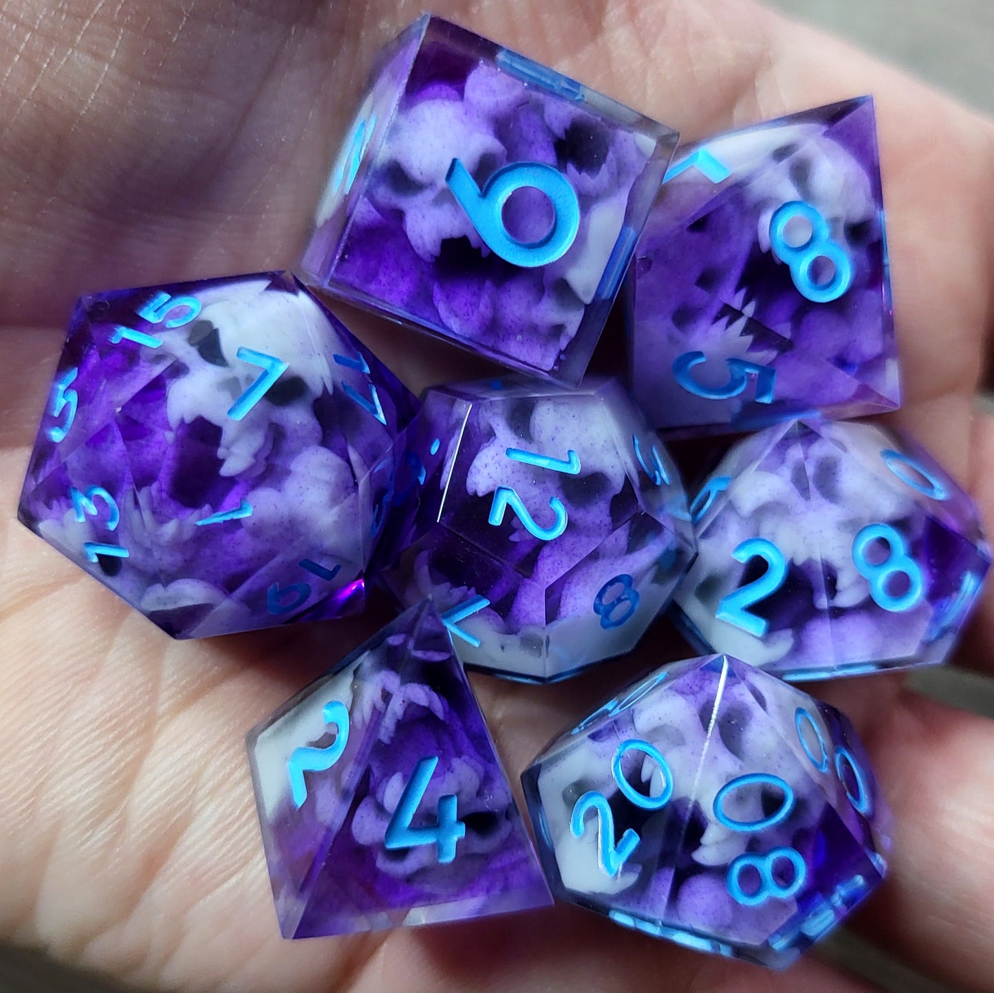 Dice set for role playing for Dungeons and Dragons
