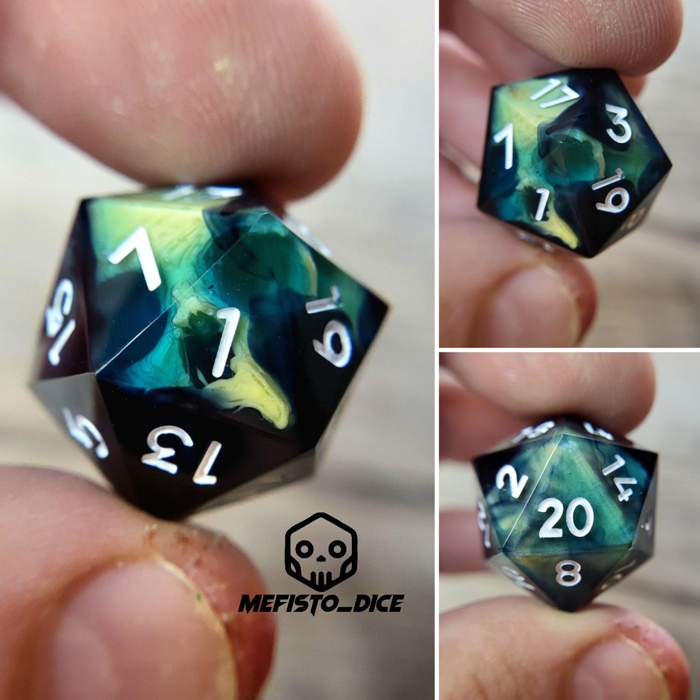 Dnd Dice set for role playing for Dungeons and Dragons