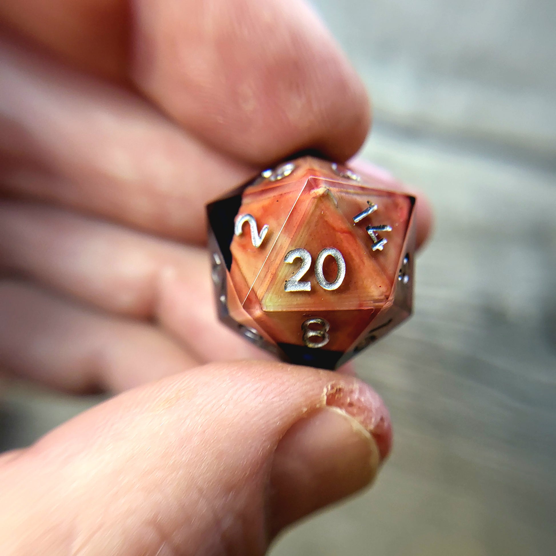 Dnd Dice set for role playing for Dungeons and Dragons