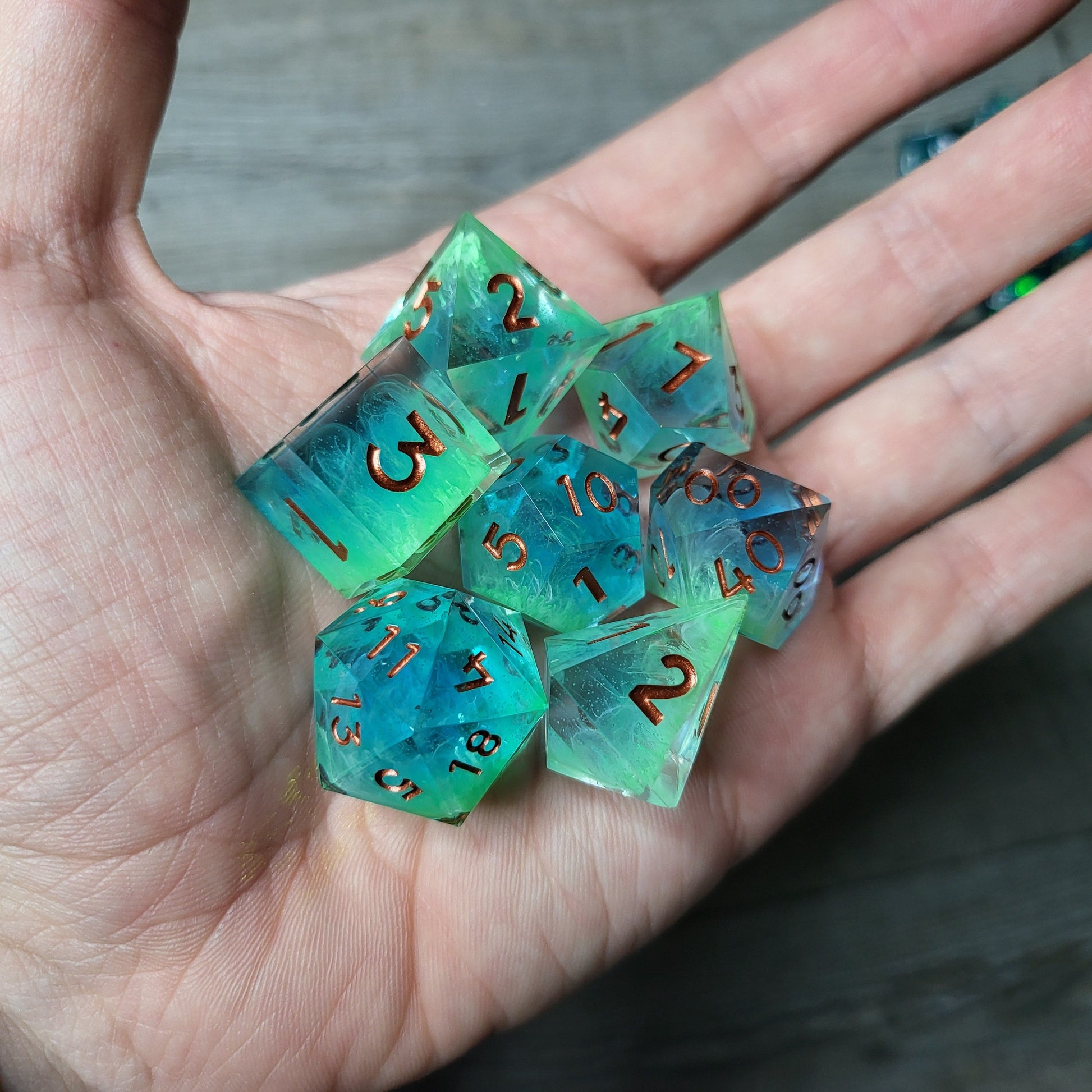 Dice set for role playing for Dungeons and Dragons
