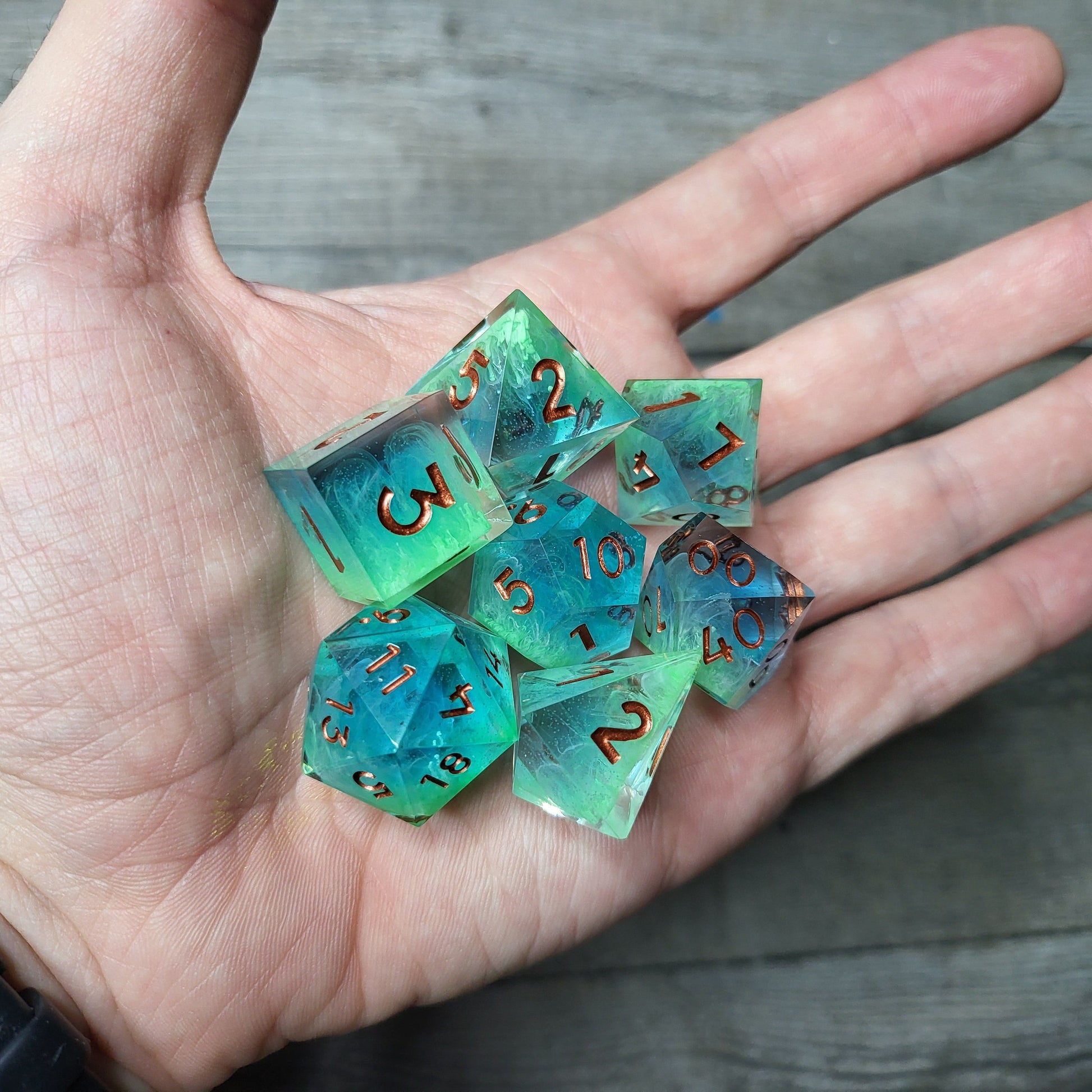 Dice set for role playing for Dungeons and Dragons