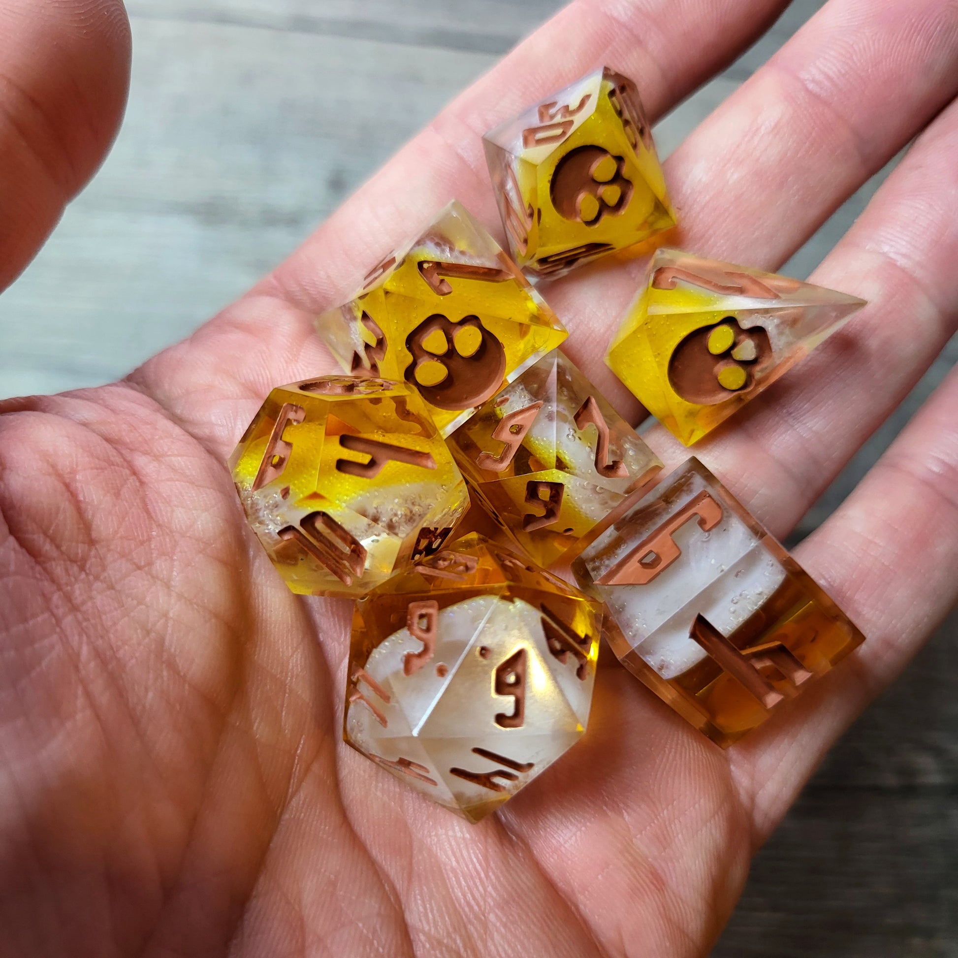 Dnd Dice set for role playing for Dungeons and Dragons
