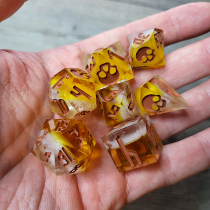 Dnd Dice set for role playing for Dungeons and Dragons