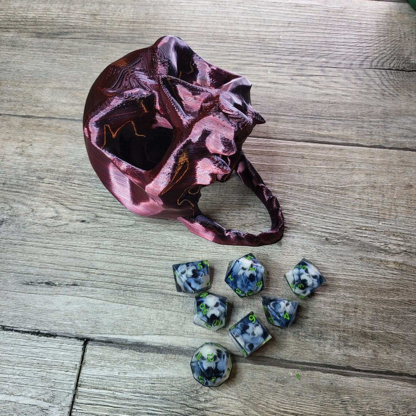 Dice tower for dice rolling for role-playing games