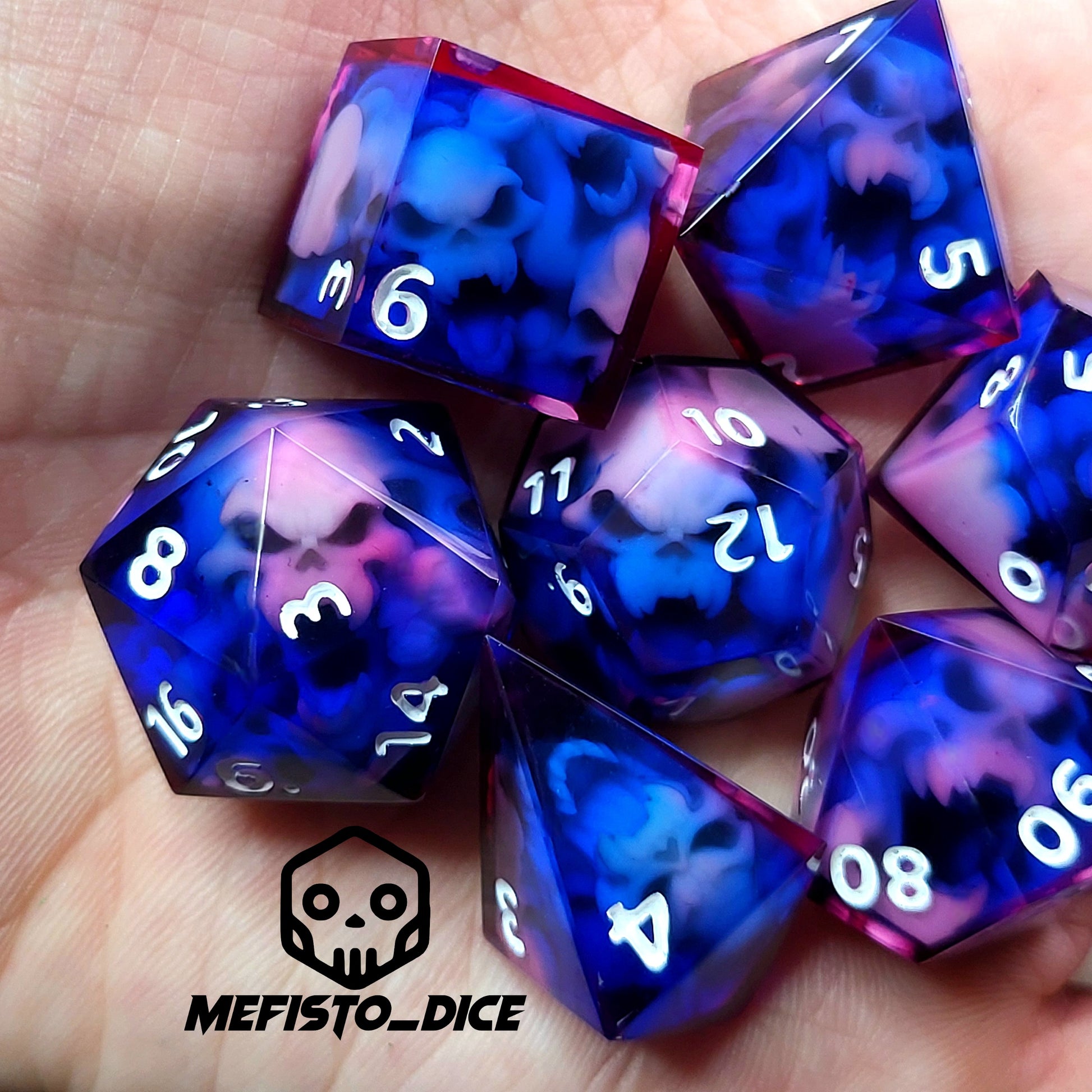Dnd Dice set for role playing for Dungeons and Dragons
