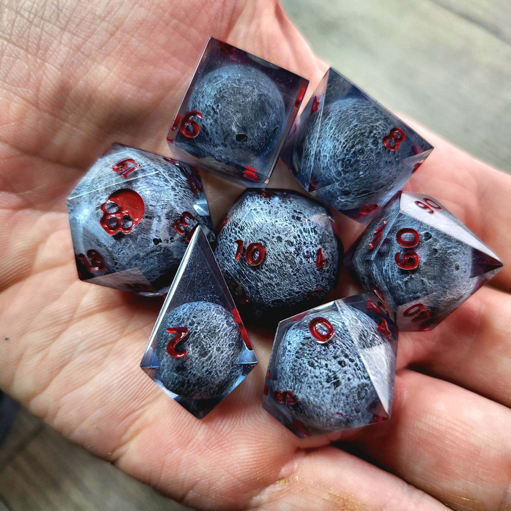 Dnd Dice set for role playing for Dungeons and Dragons