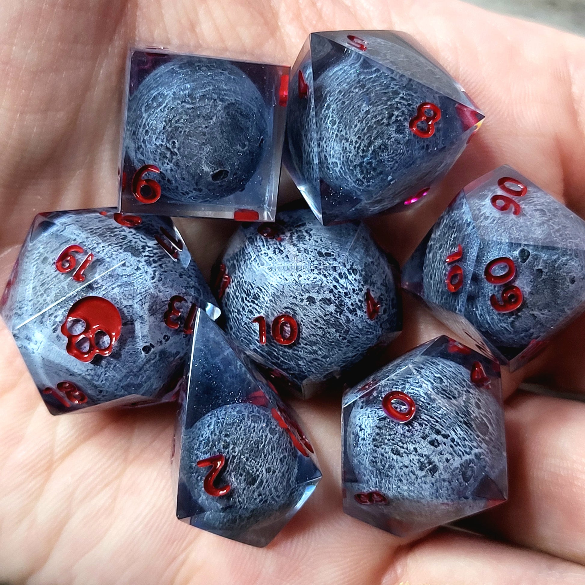 Dnd Dice set for role playing for Dungeons and Dragons