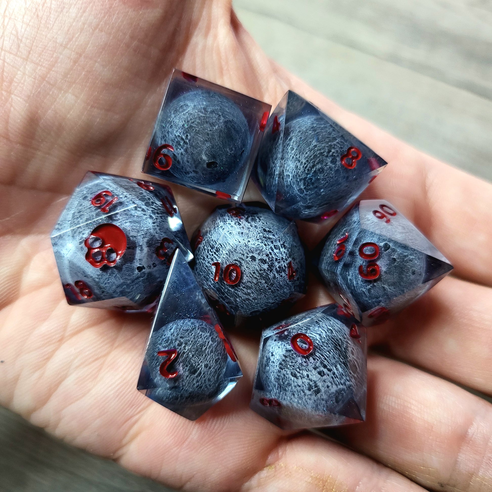 Dnd Dice set for role playing for Dungeons and Dragons