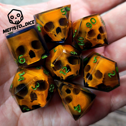 Dnd Dice set for role playing for Dungeons and Dragons