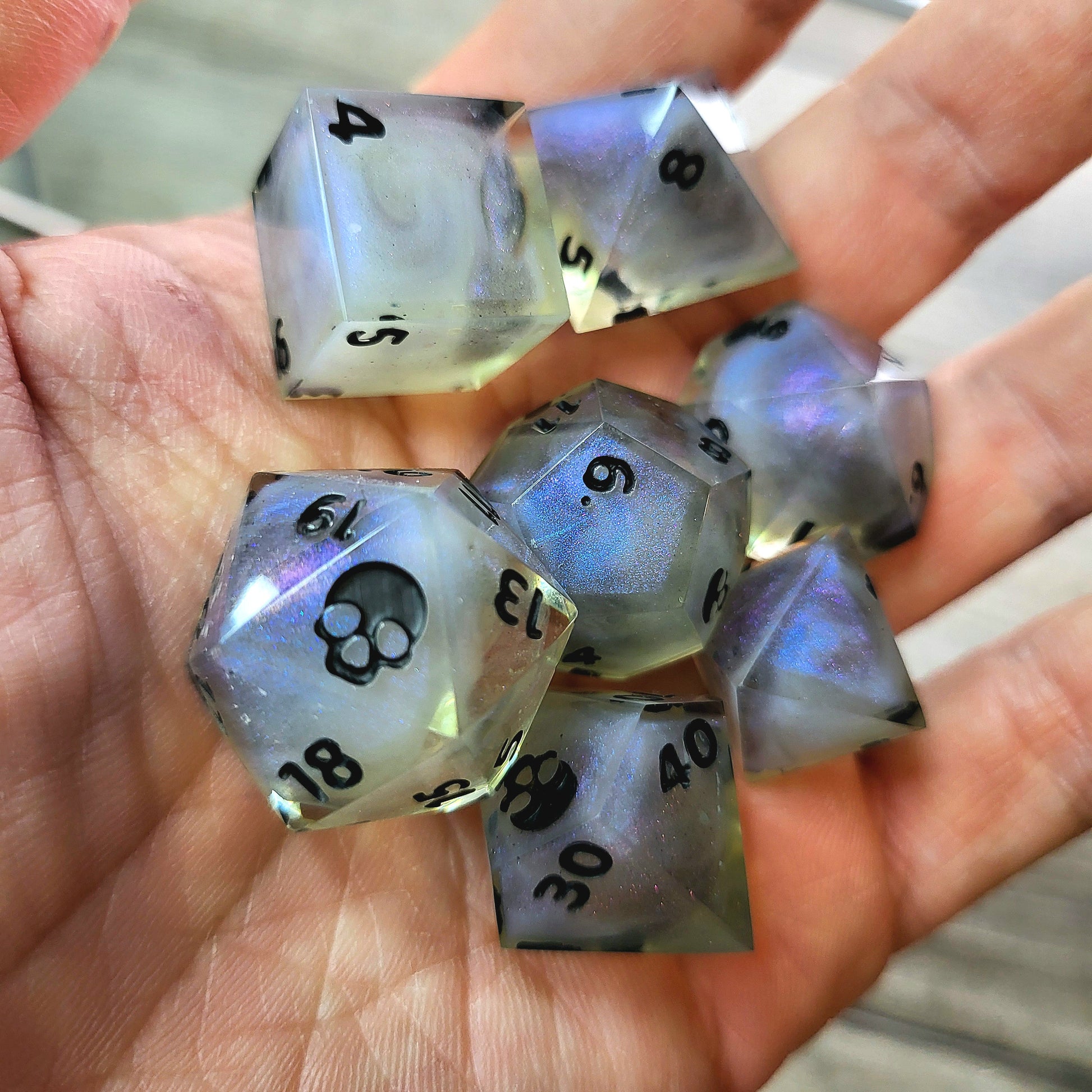 Dnd Dice set for role playing for Dungeons and Dragons