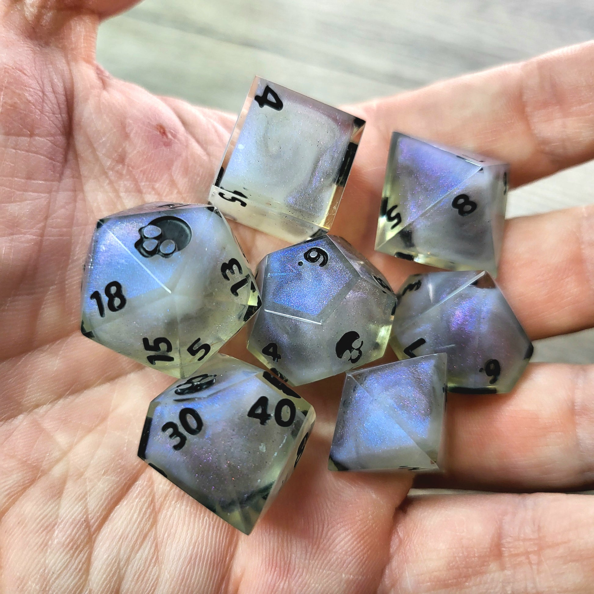 Dnd Dice set for role playing for Dungeons and Dragons