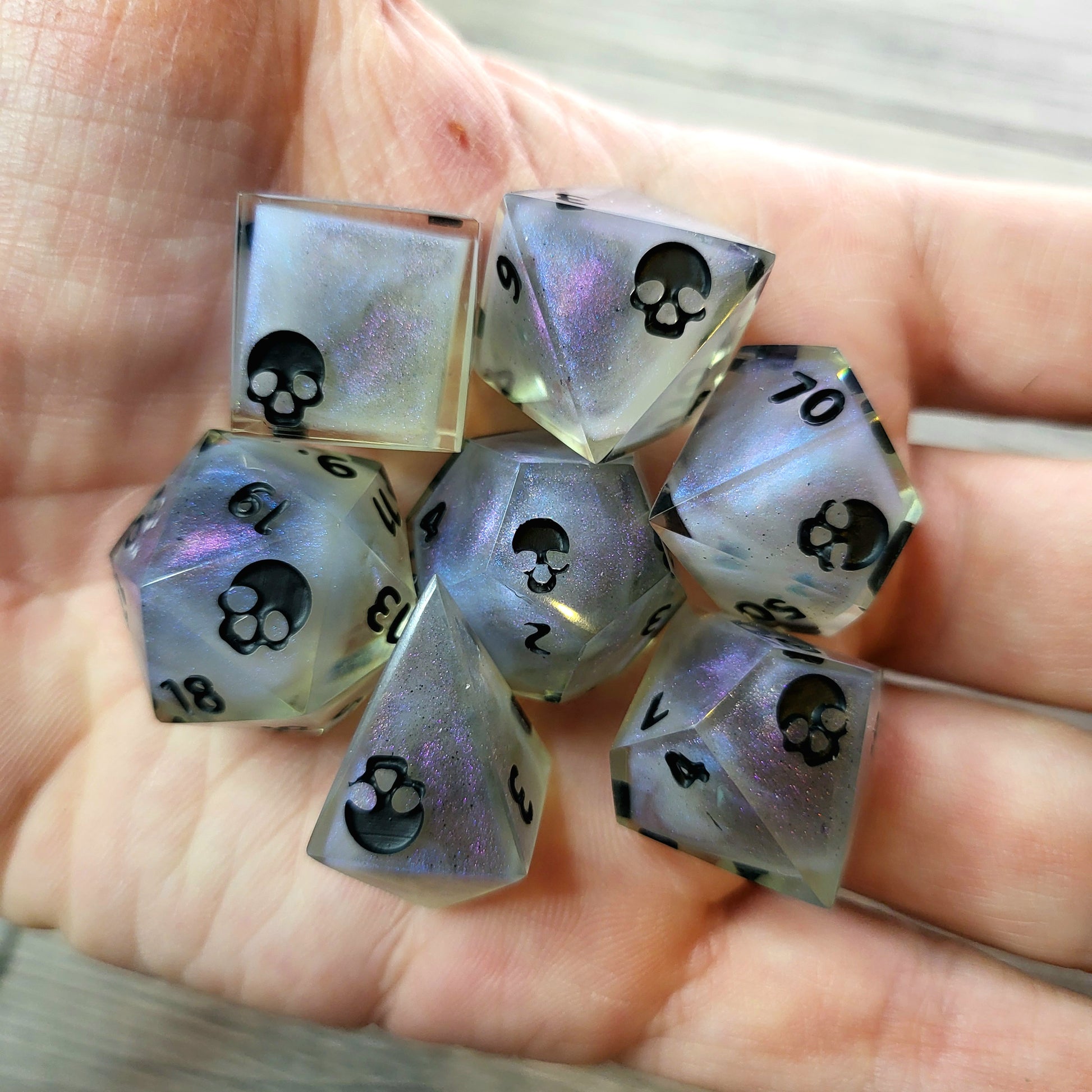 Dnd Dice set for role playing for Dungeons and Dragons