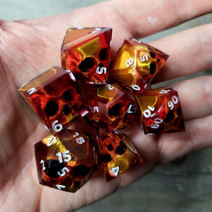 Dnd Dice set for role playing for Dungeons and Dragons