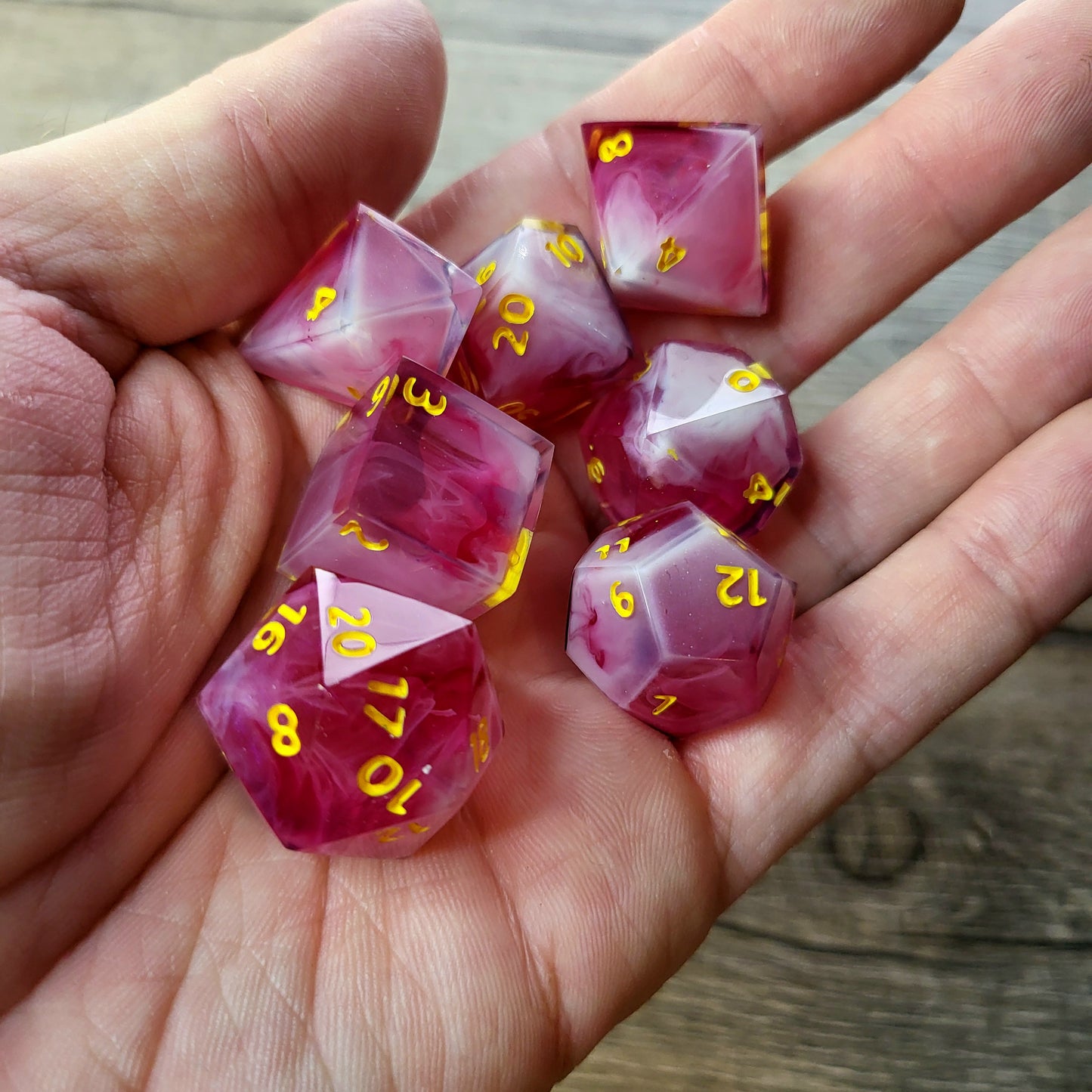 Dnd Dice set for role playing for Dungeons and Dragons