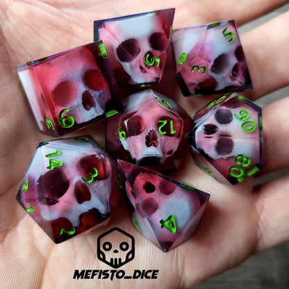 Dnd Dice set for role playing for Dungeons and Dragons