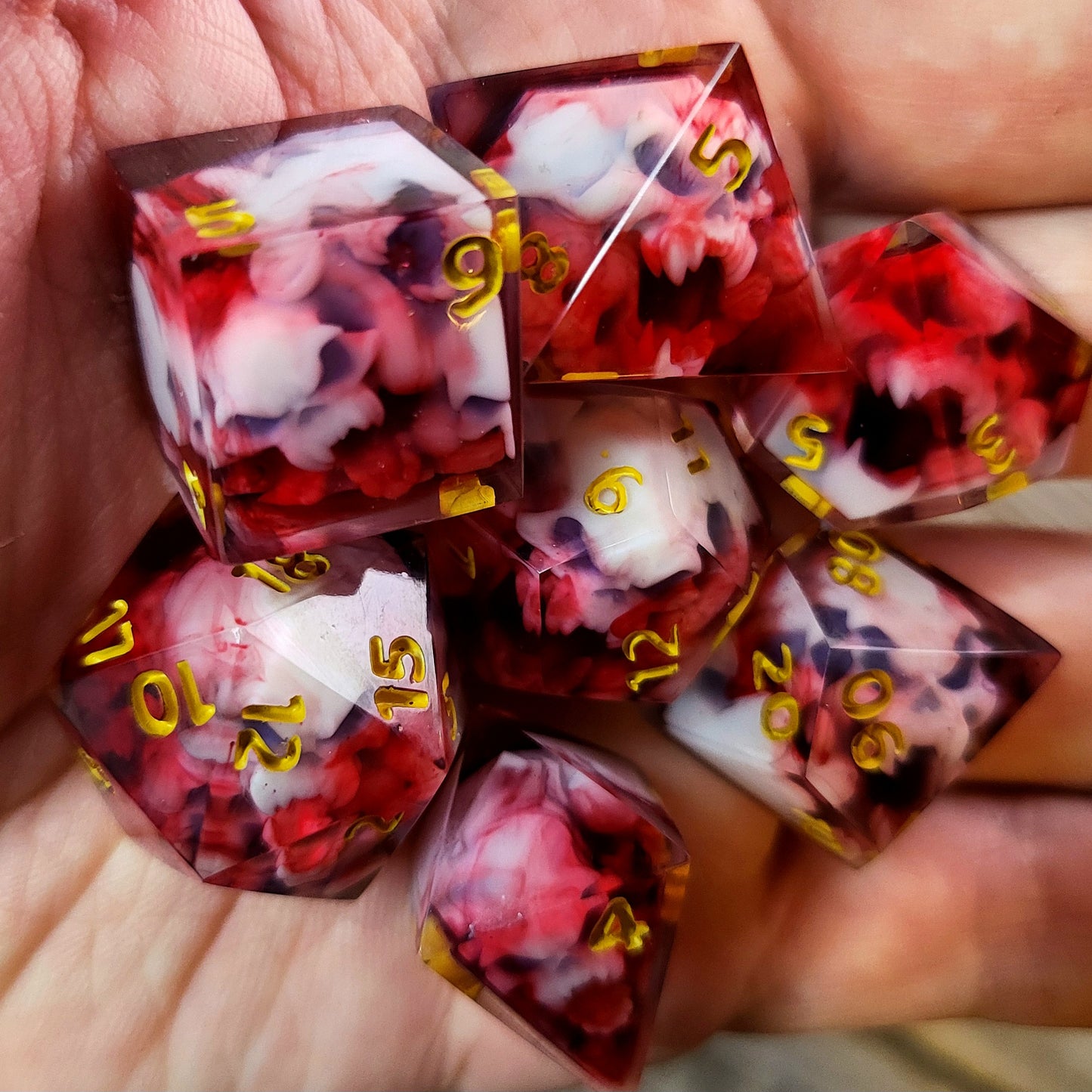 Dnd Dice set for role playing for Dungeons and Dragons