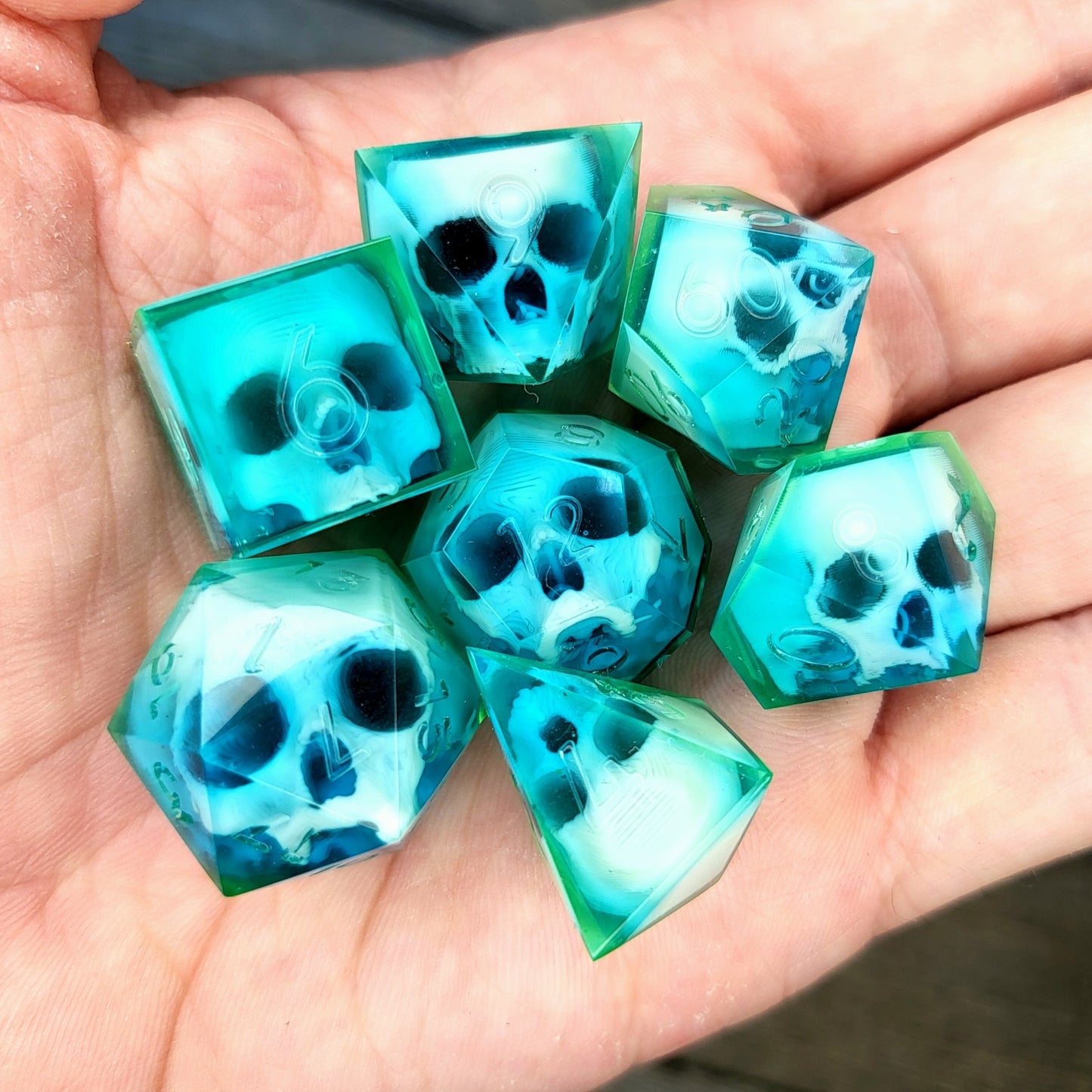 Dnd Dice set for role playing for Dungeons and Dragons